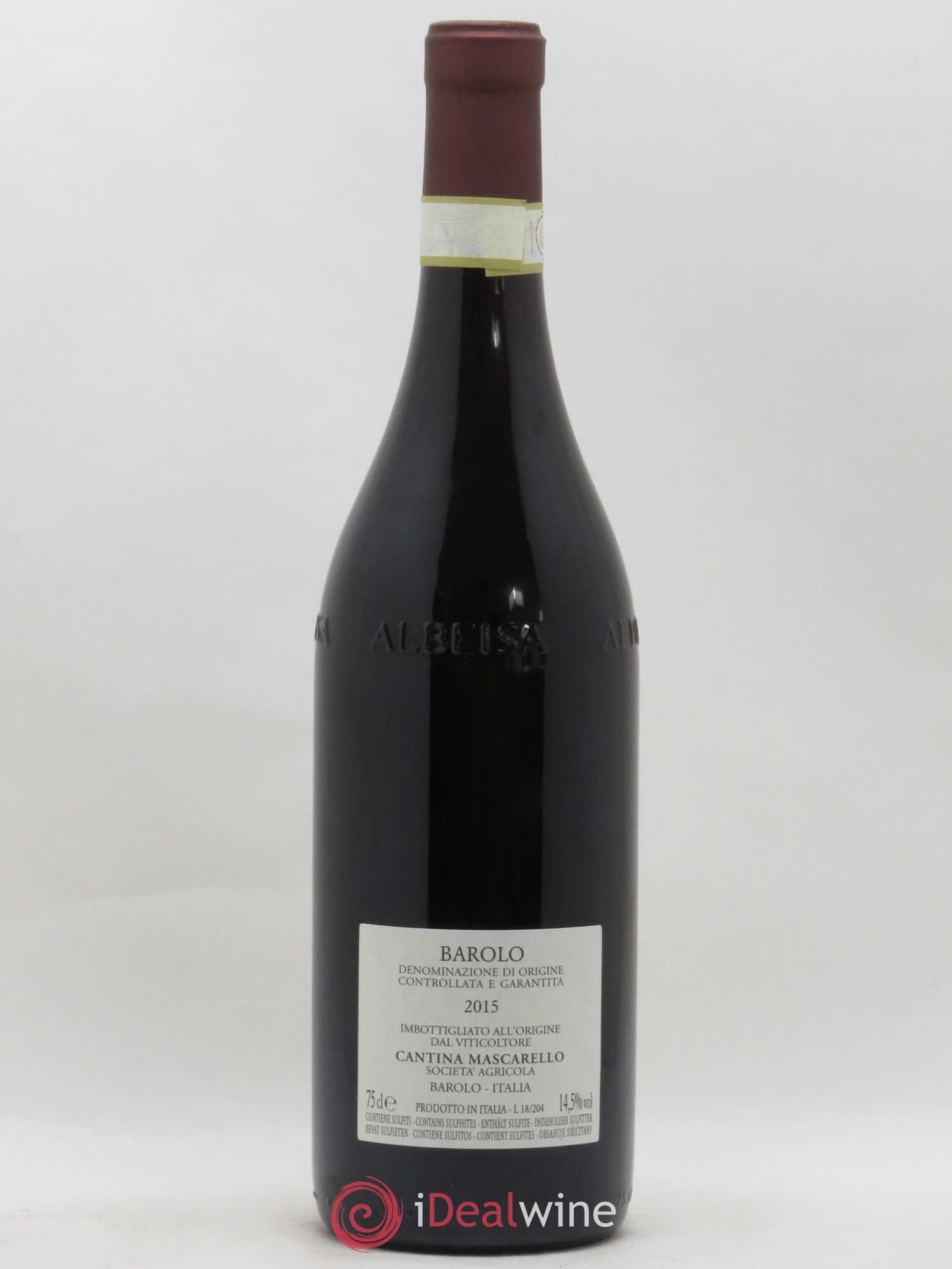 Barolo DOCG Bartolo Mascarello 2015 - Lot de 1 bouteille - 1