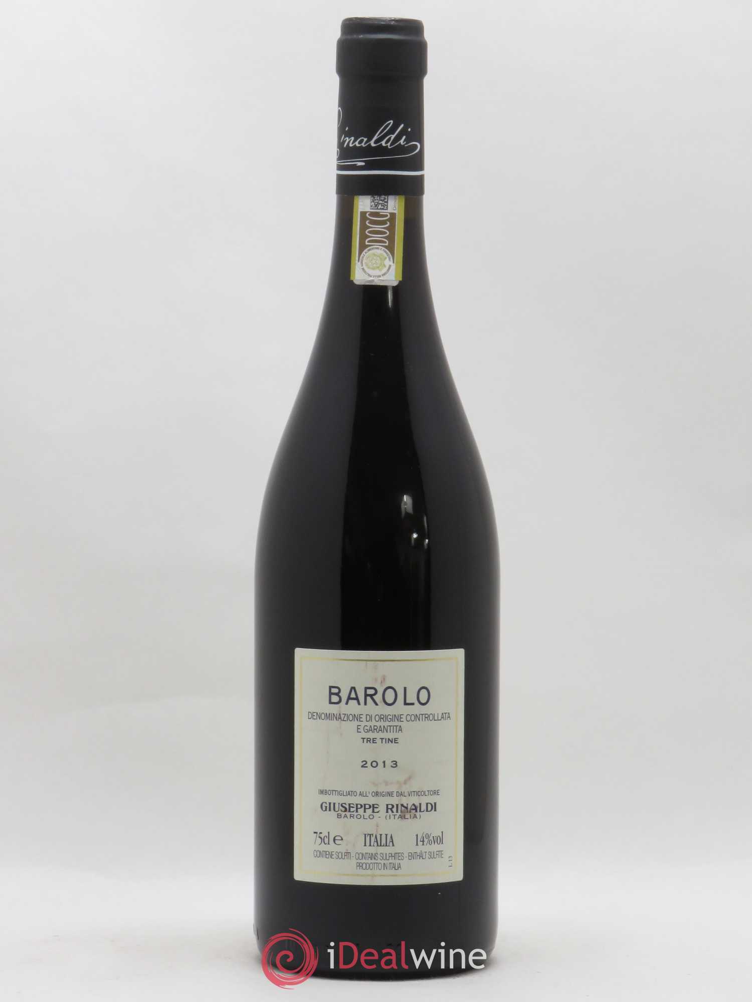 Barolo DOCG Tre Tine Giuseppe Rinaldi 2013 - Posten von 1 Flasche - 1