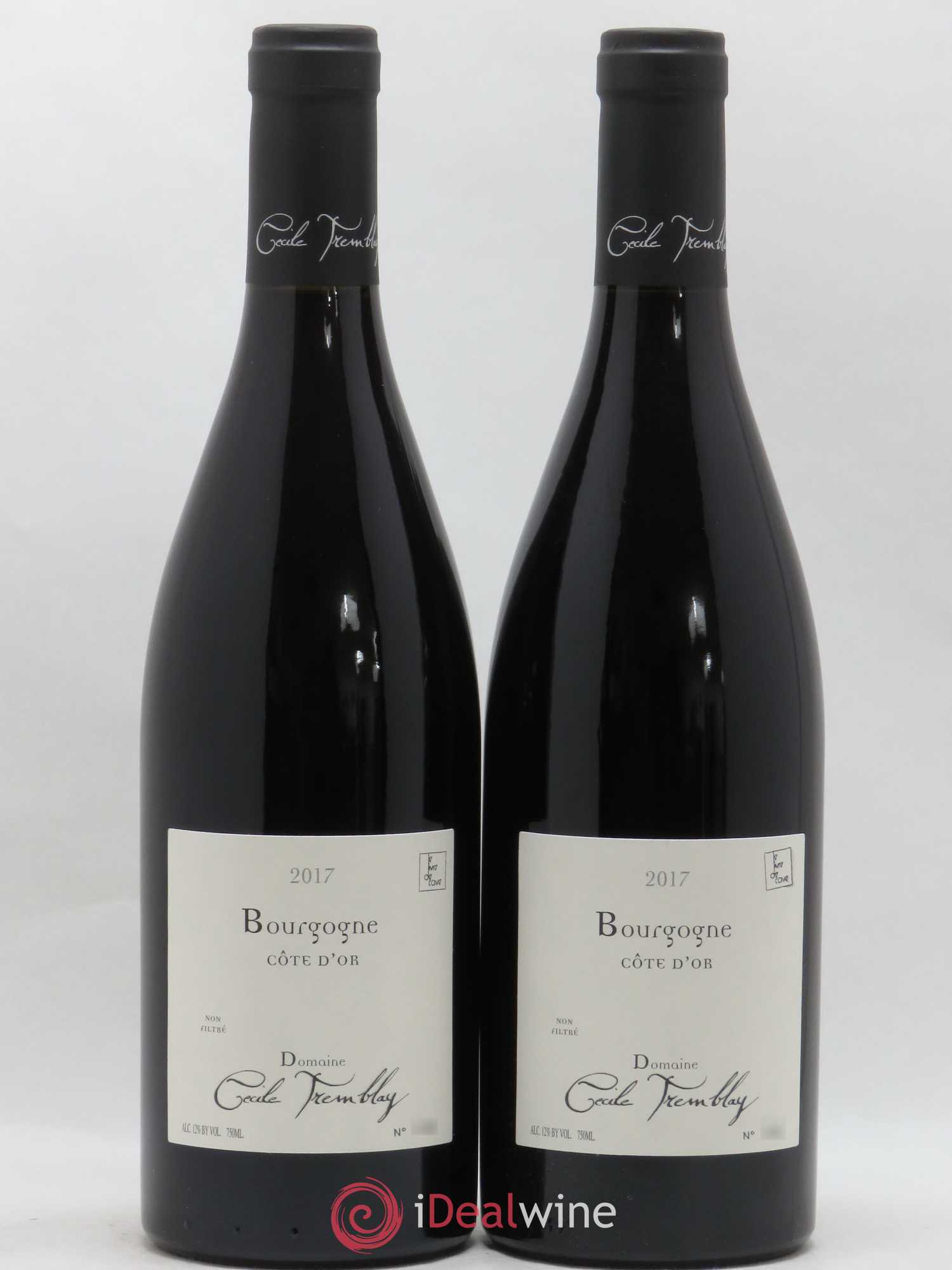 Bourgogne Côte-d'Or Cécile Tremblay 2017 - Lot de 2 bouteilles - 0