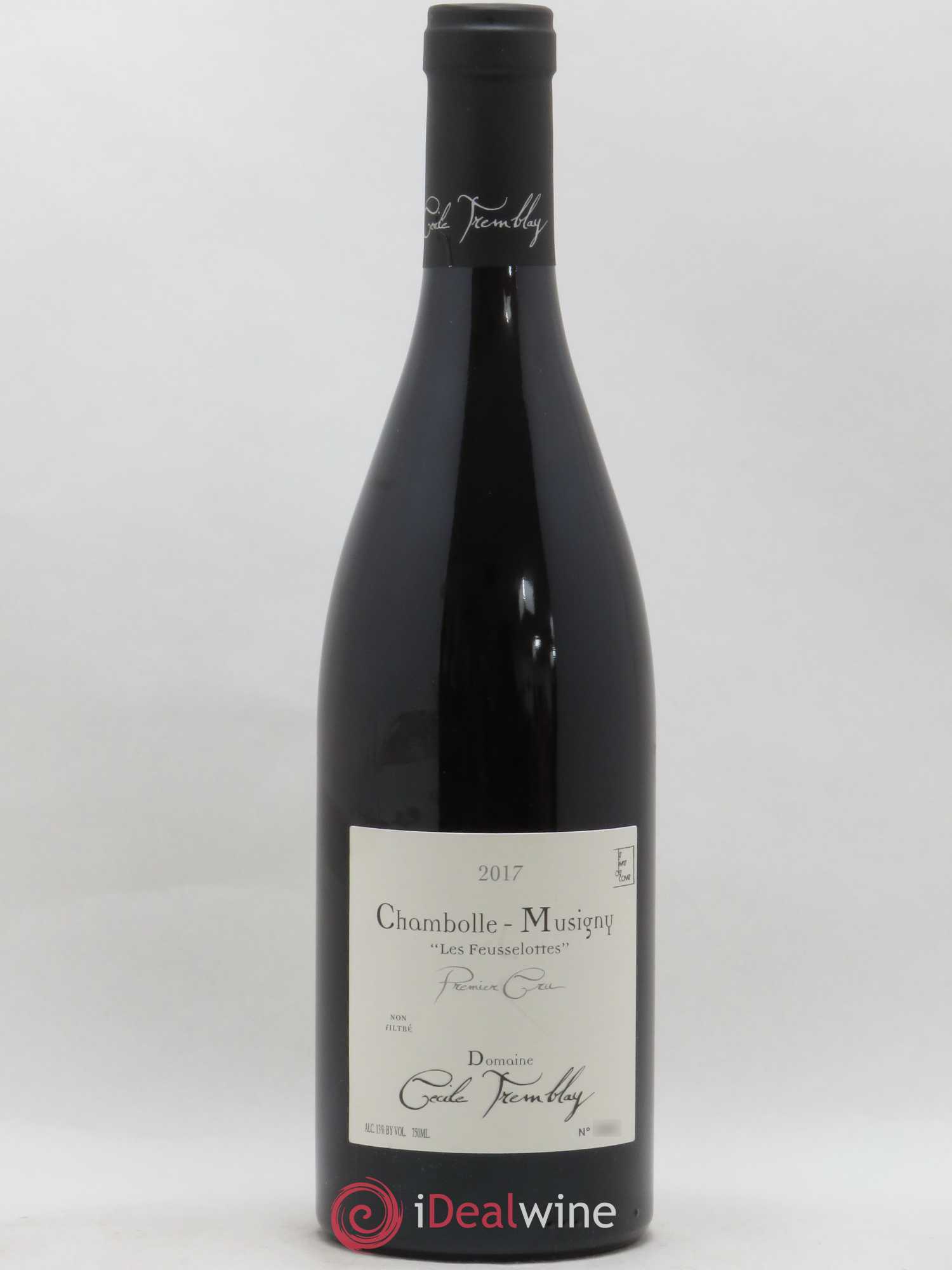 Chambolle-Musigny 1er Cru Les Feusselottes Cécile Tremblay 2017 - Lot de 1 bouteille - 0