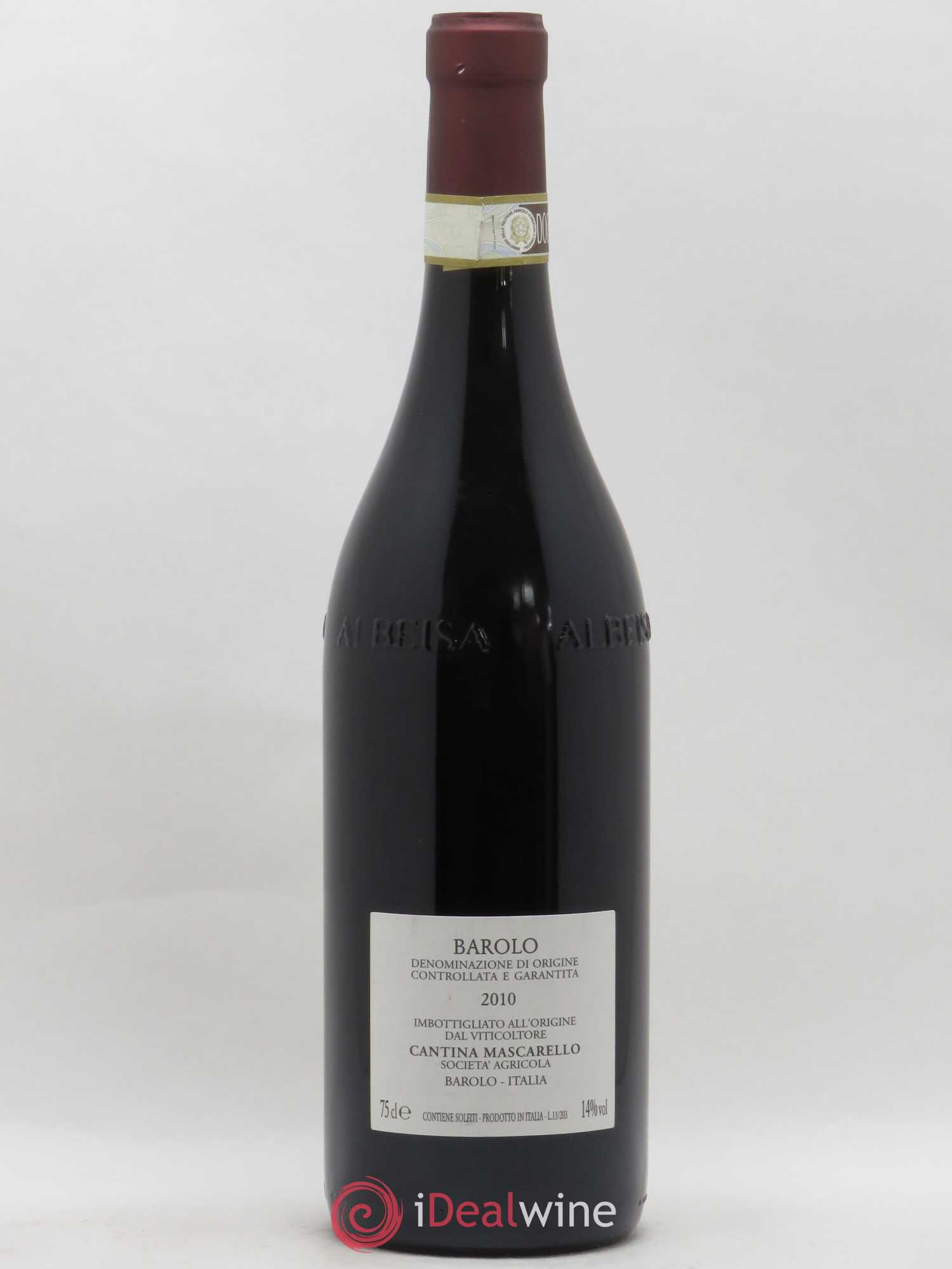 Barolo DOCG Bartolo Mascarello 2010 - Lot de 1 bouteille - 1