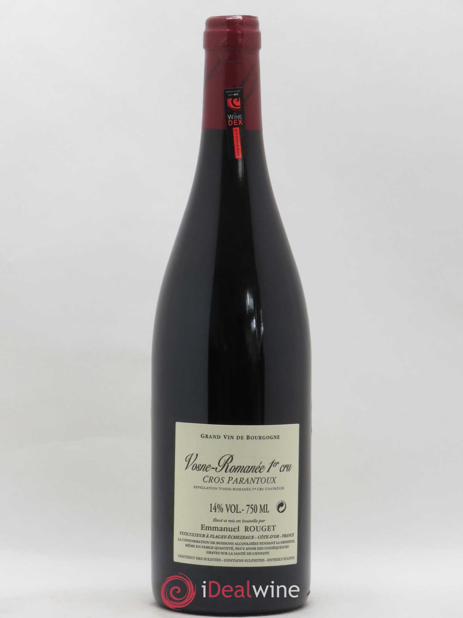 Vosne-Romanée 1er Cru Cros Parantoux Emmanuel Rouget 2016 - Lot de 1 bouteille - 1