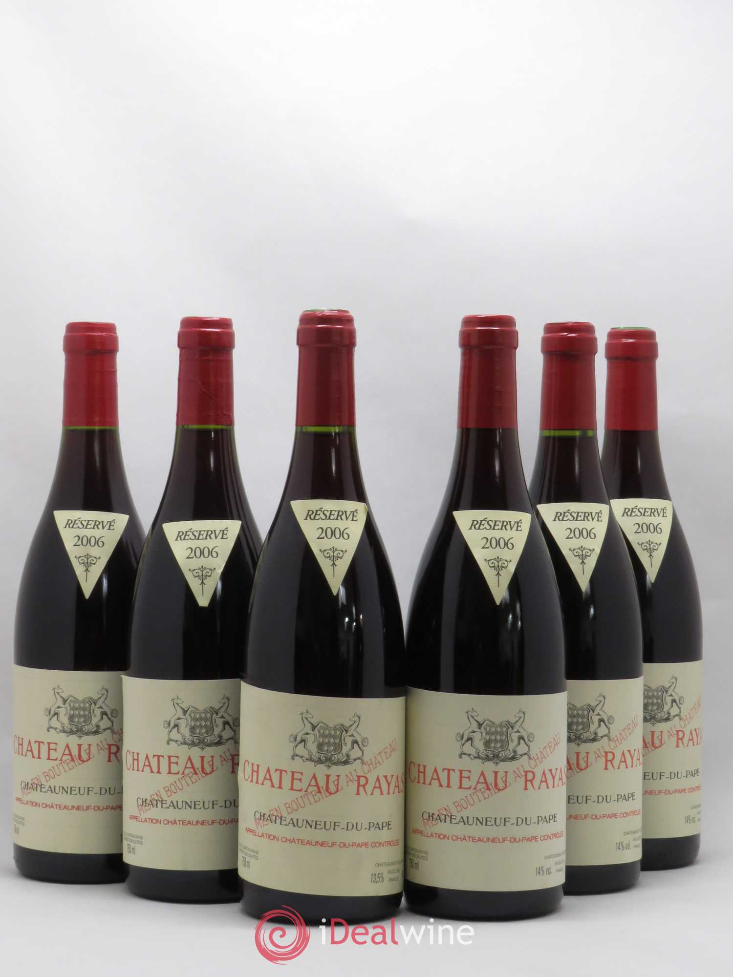 Châteauneuf-du-Pape Château Rayas Emmanuel Reynaud 2006 - Lot de 6 bouteilles - 0