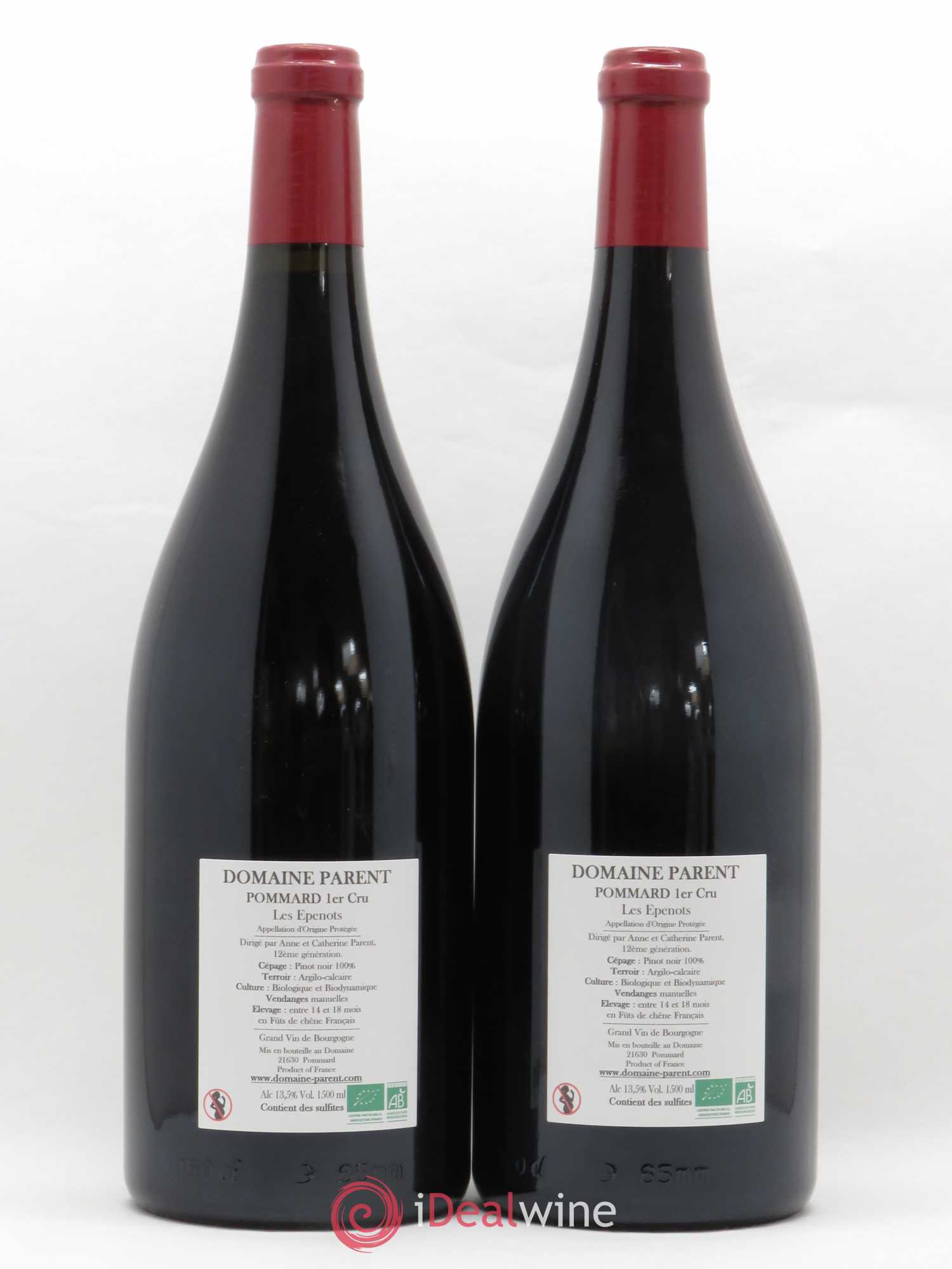 Pommard 1er Cru Les Epenots Parent (Domaine) 2016 - Lot de 2 magnums - 1