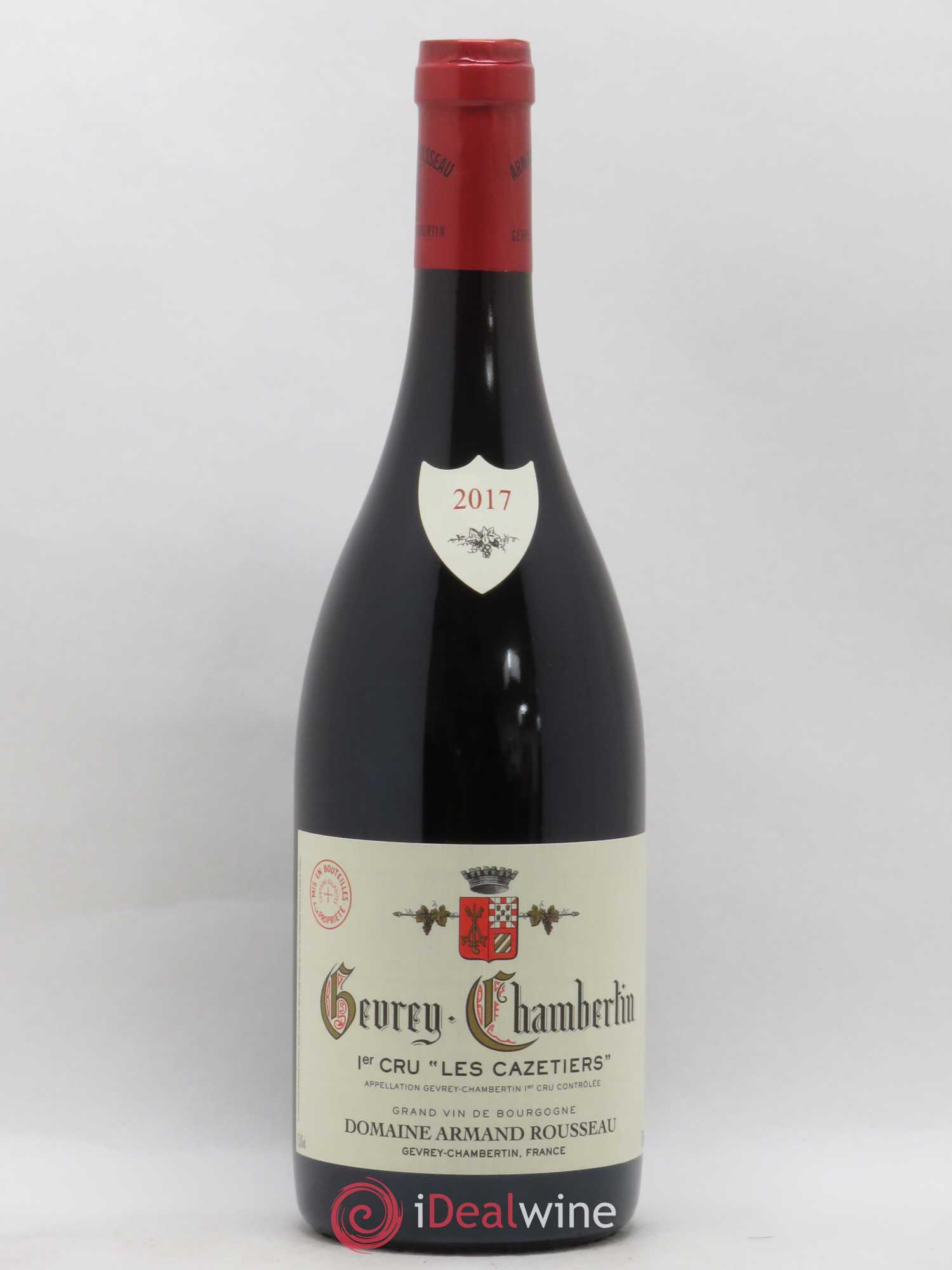 Gevrey-Chambertin 1er Cru Les Cazetiers Armand Rousseau (Domaine) 2017 - Lot de 1 bouteille - 0