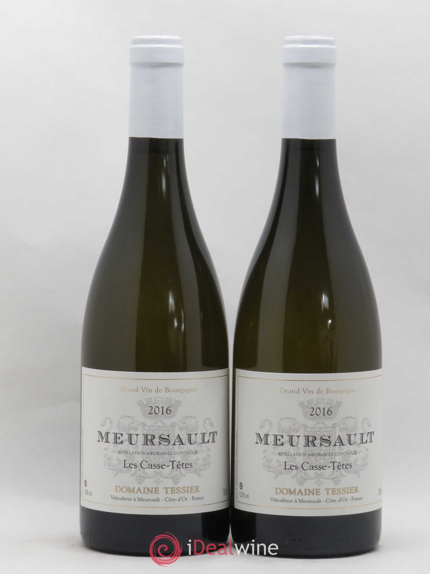 Meursault Les Casse-Têtes Tessier (Domaine) 2016 - Lot de 2 bouteilles - 0