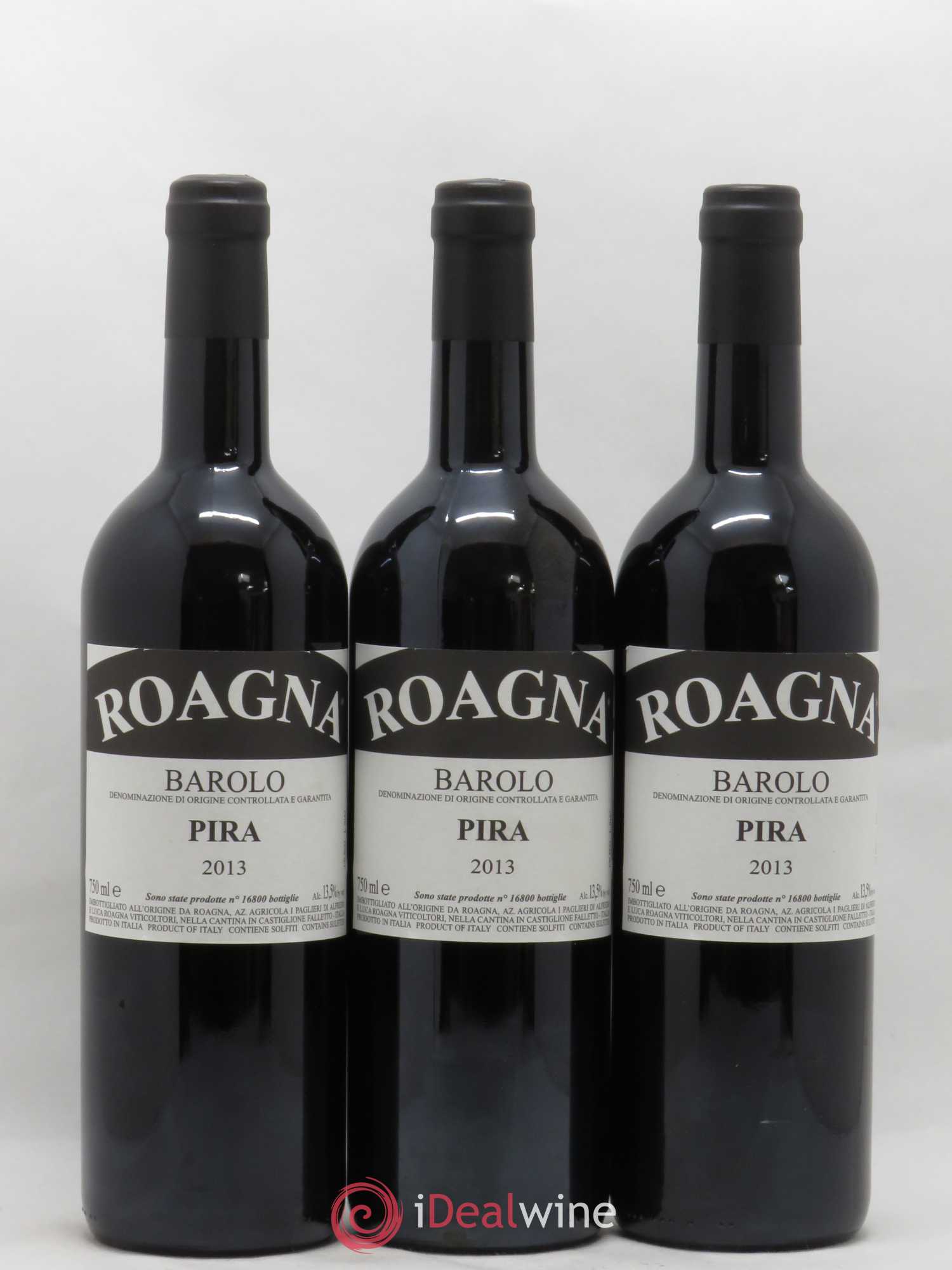 Barolo DOCG Pira Roagna 2013 - Lot de 3 bouteilles - 0