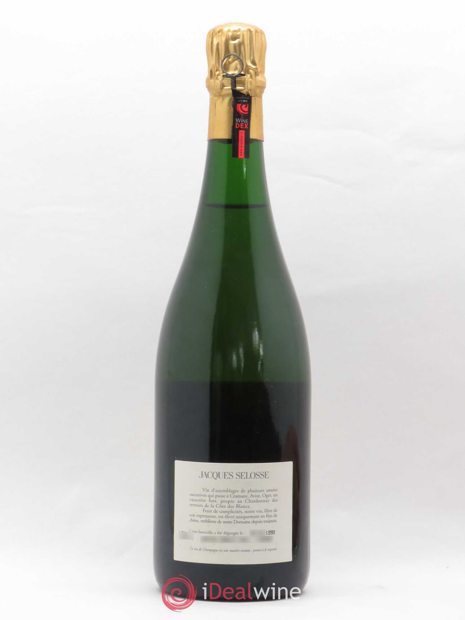 Blanc de Blancs Millésimé Jacques Selosse Brut 1990 - Lot de 1 bouteille - 1