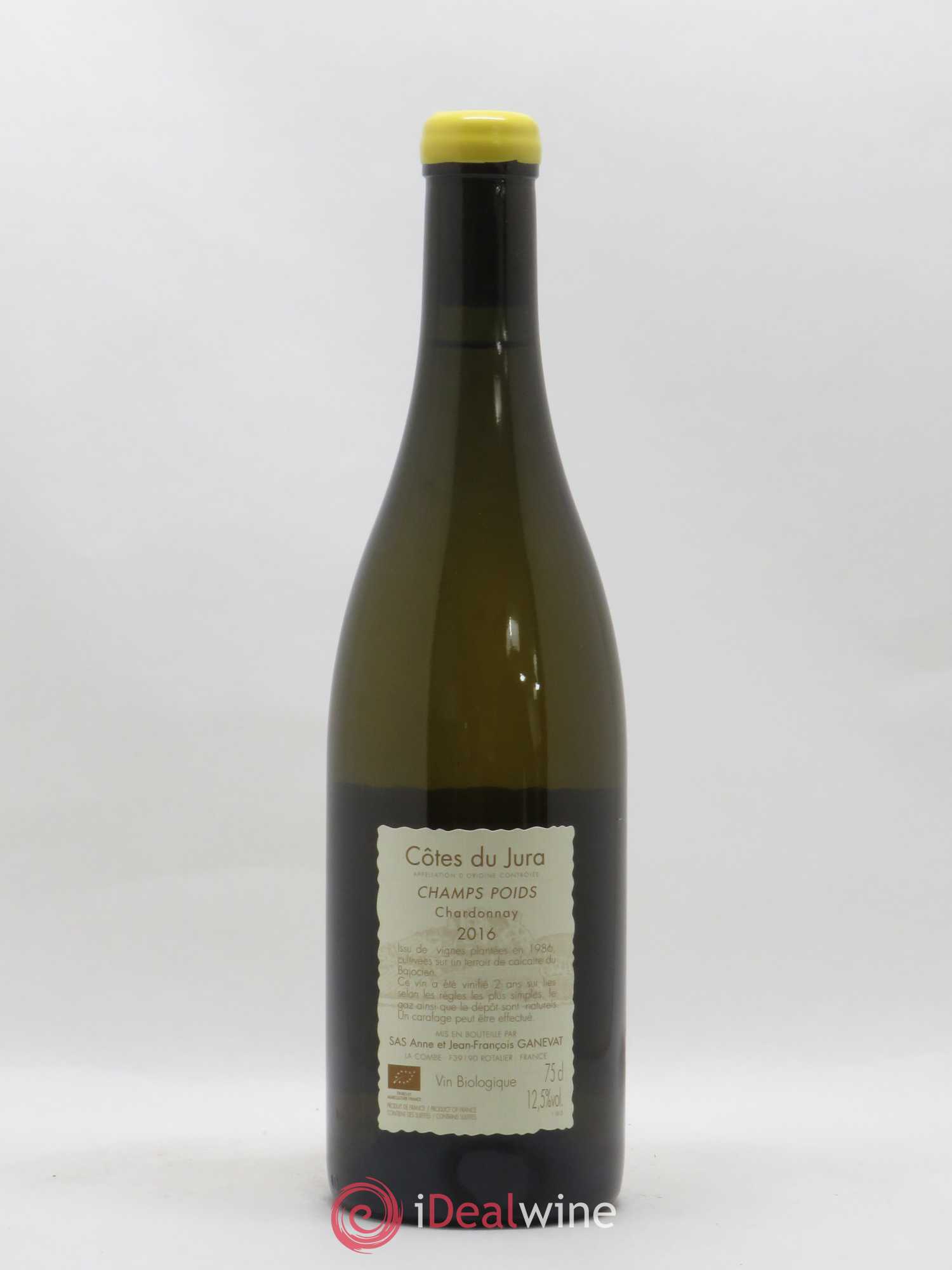Côtes du Jura Champs Poids Anne et Jean François Ganevat 2016 - Lot de 1 bouteille - 1