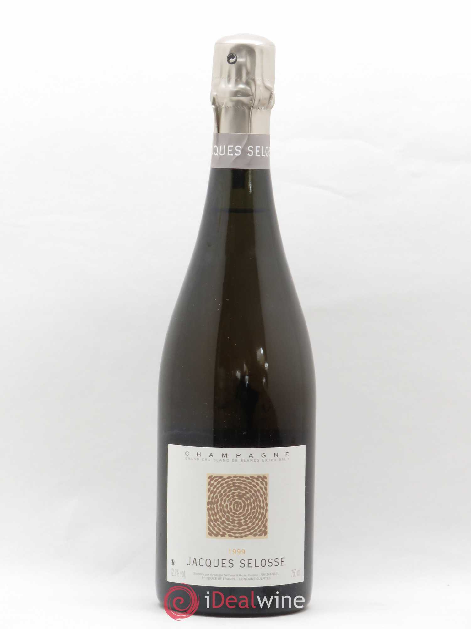 Blanc de Blancs Millésimé Jacques Selosse Extra Brut 1999 - Lot de 1 bouteille - 0