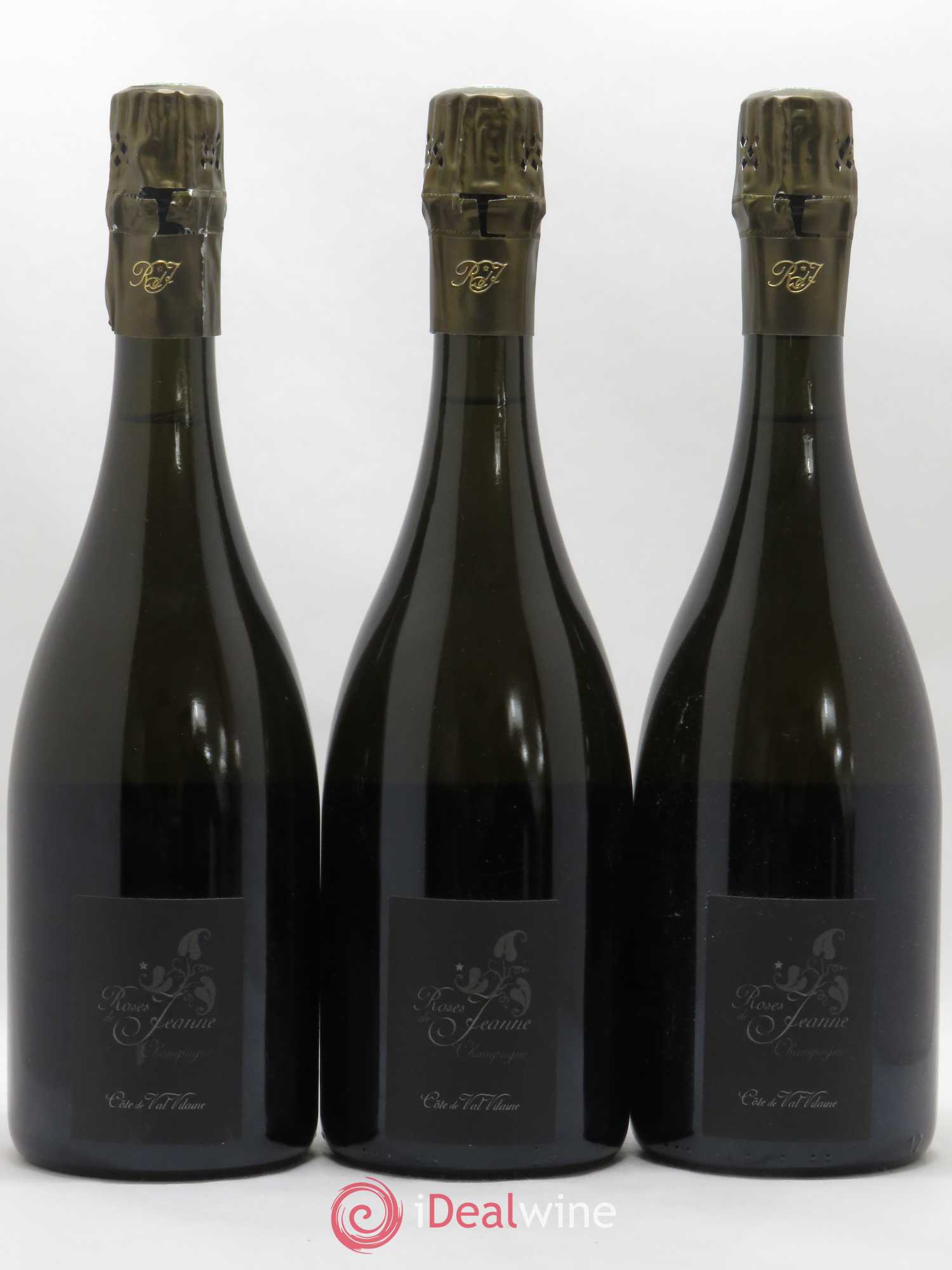 Roses de Jeanne Côte de Val Vilaine Blanc de Noirs Cédric Bouchard 2015 - Lot de 3 bouteilles - 0