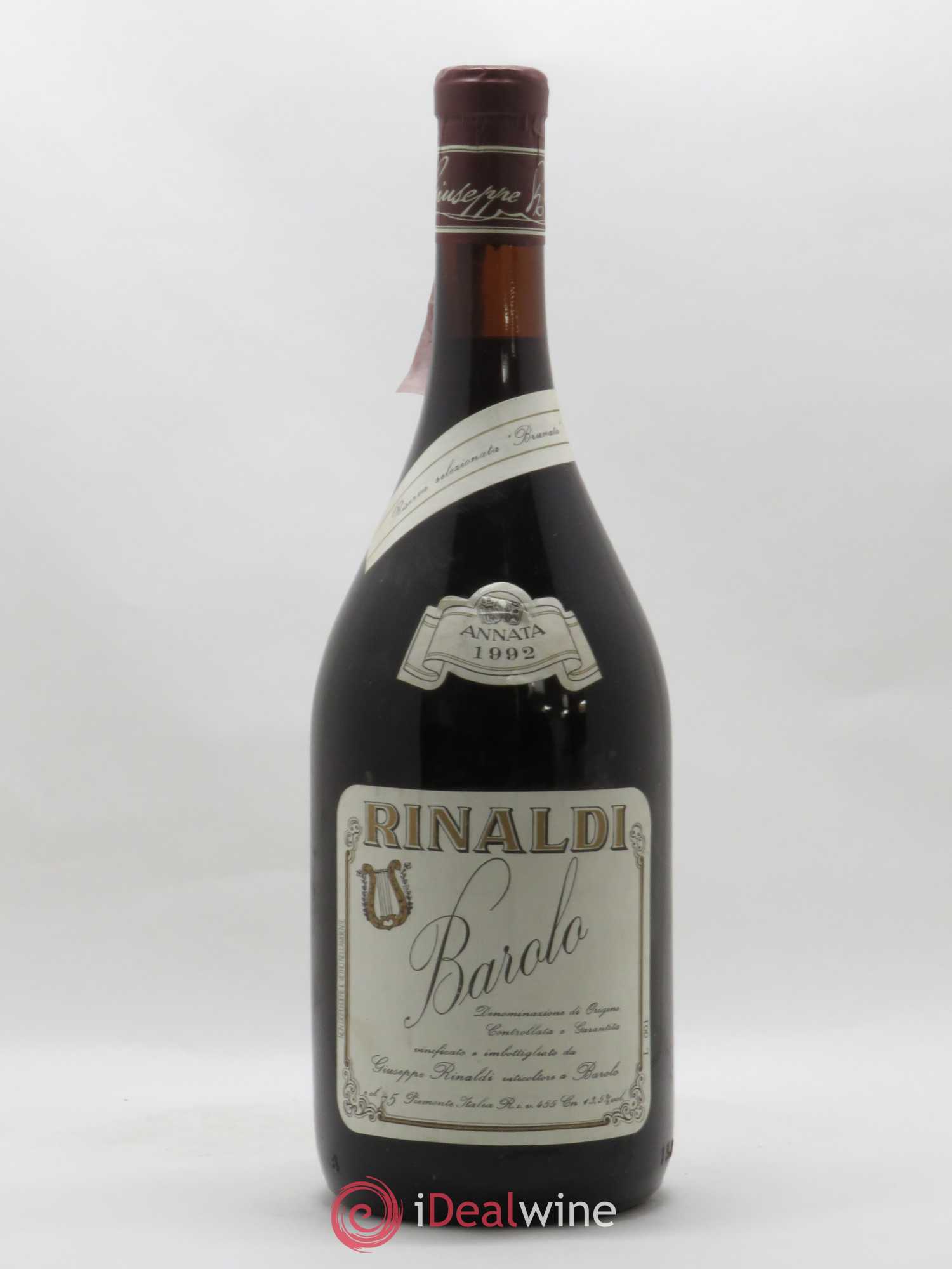 Barolo DOCG Brunate Riserva Speciale Giuseppe Rinaldi 1992 - Lotto di 1 magnum - 0