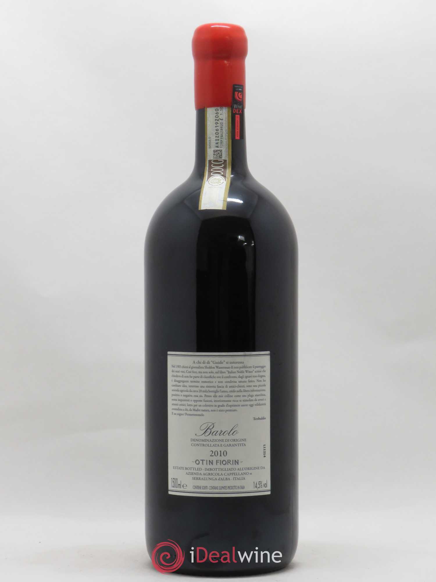 Barolo DOCG Pié Franco Cappellano 2010 - Lot de 1 magnum - 1