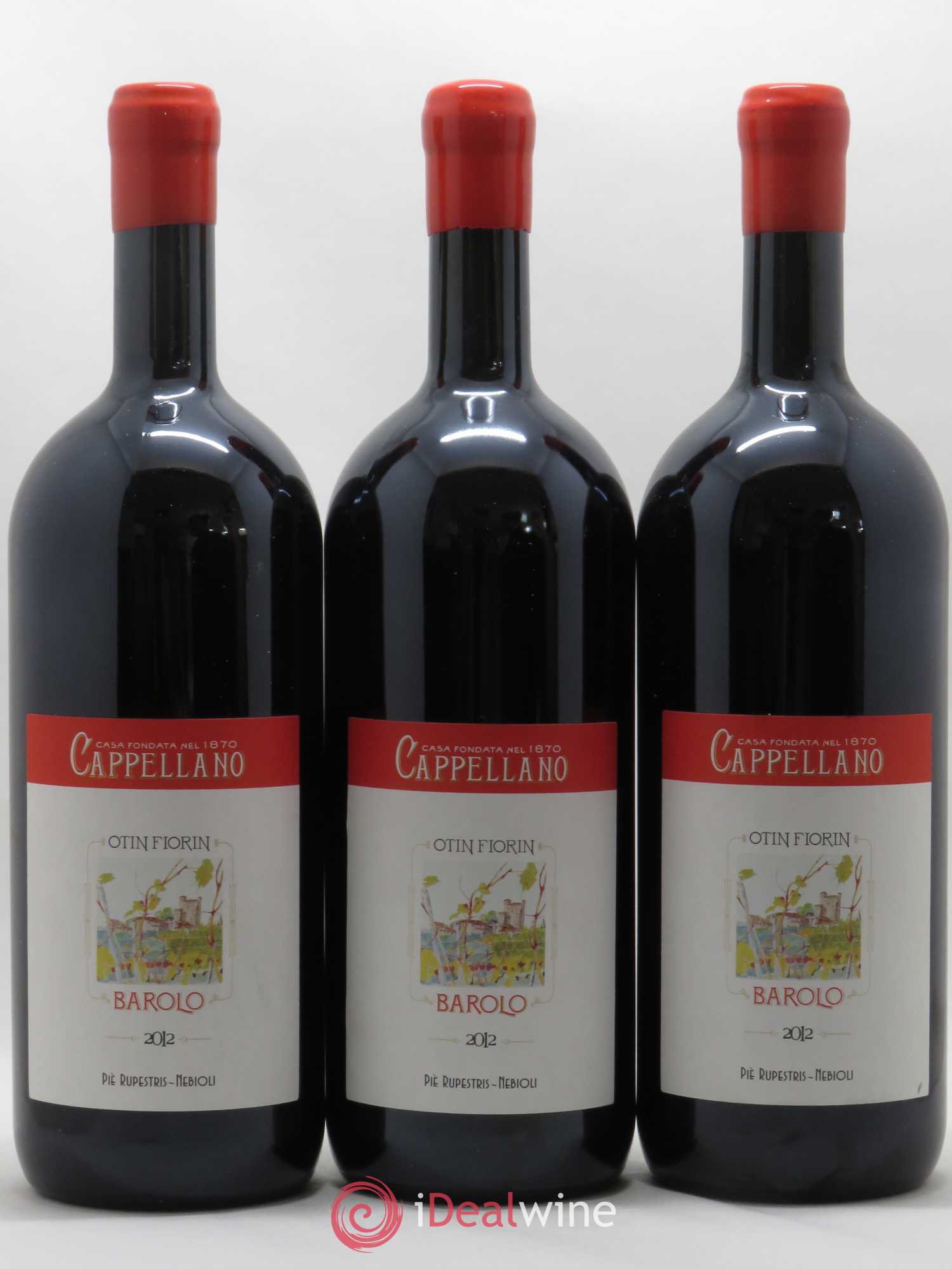 Barolo DOCG Pie Rupestris Cappellano Nebioli 2012 - Posten von 3 Magnum - 0