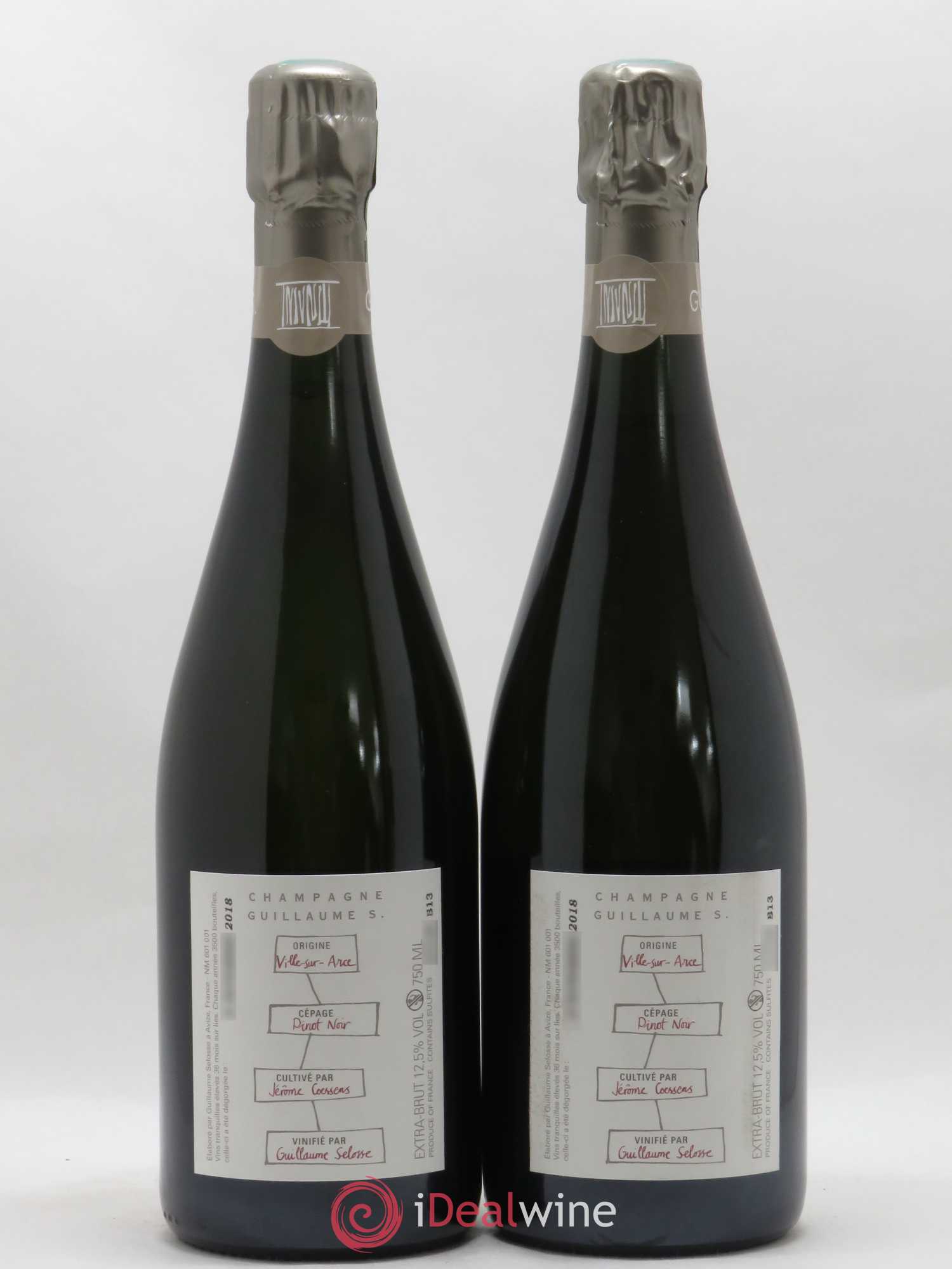 Largillier Extra-Brut Guillaume Selosse - Lot de 2 bouteilles - 1