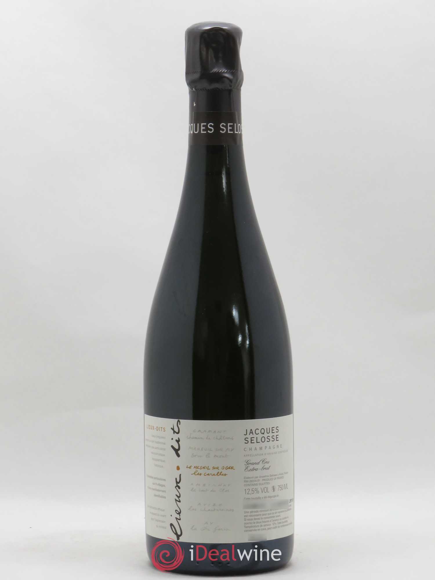 Les Carelles Blanc de Blancs Jacques Selosse - Lot de 1 bouteille - 0