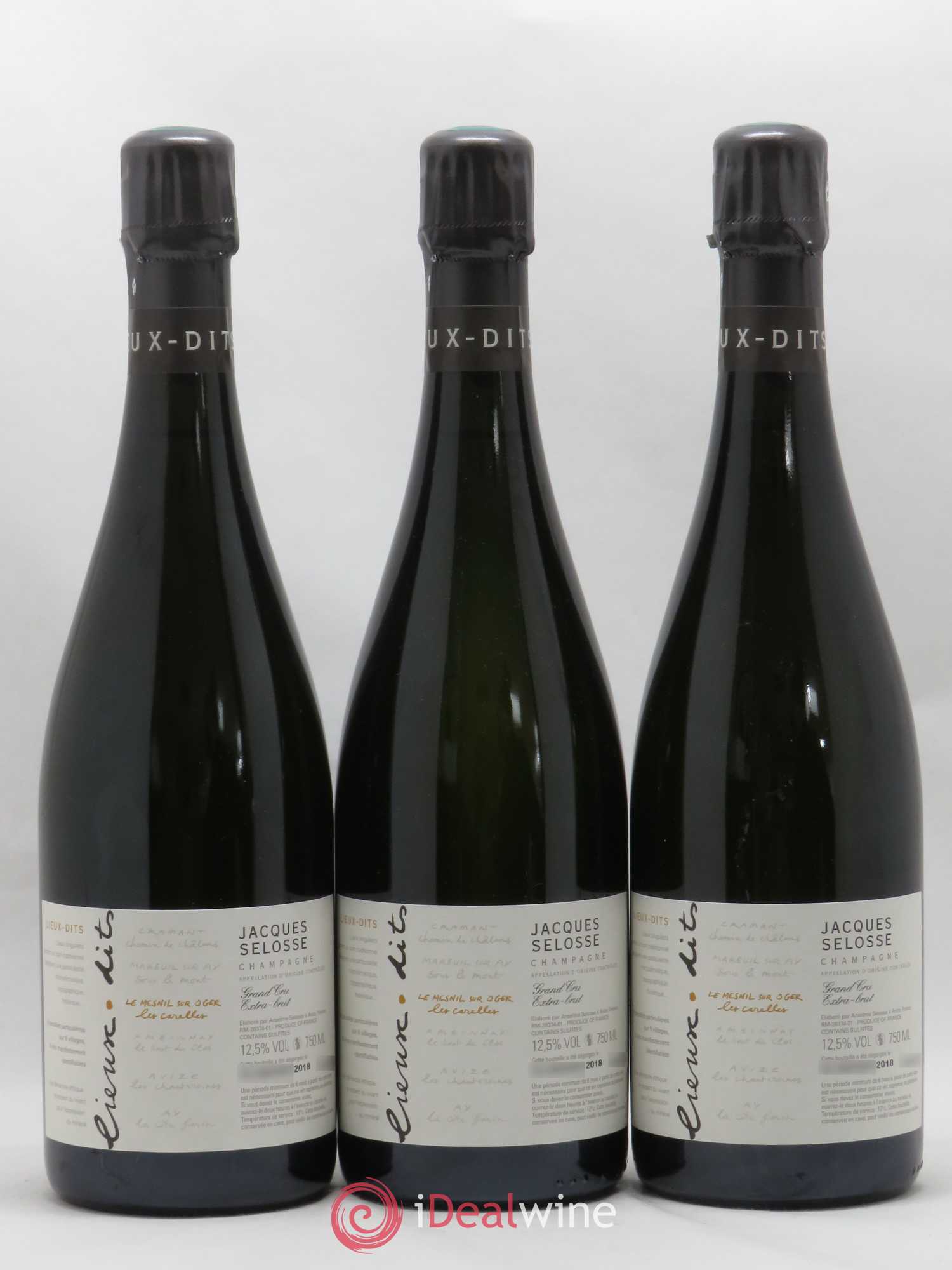 Les Carelles Blanc de Blancs Jacques Selosse - Lot de 6 bouteilles - 1