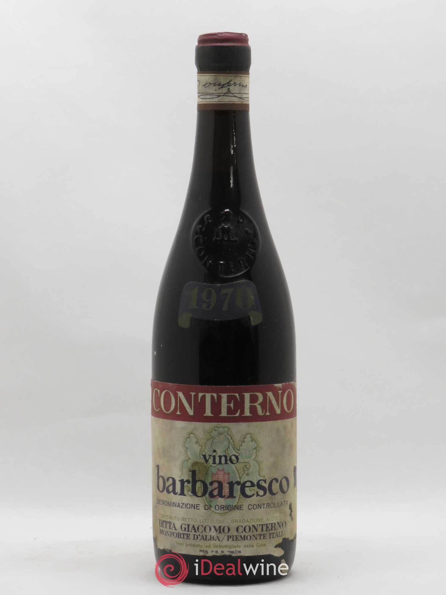 Barbaresco DOCG Giacomo Conterno 1970 - Lot de 1 bouteille - 0