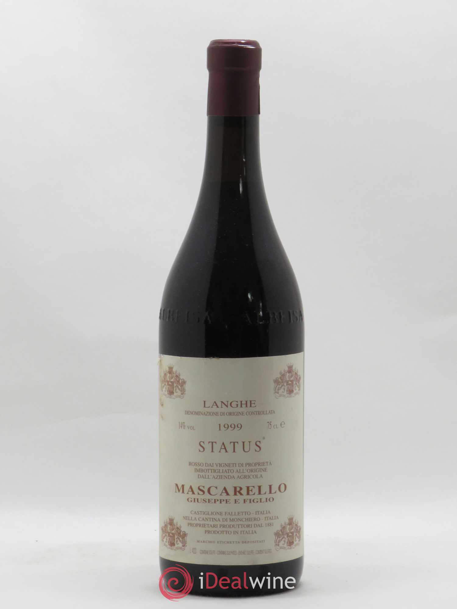 Langhe Status Giuseppe Mascarello 1999 - Lot de 1 bouteille - 0