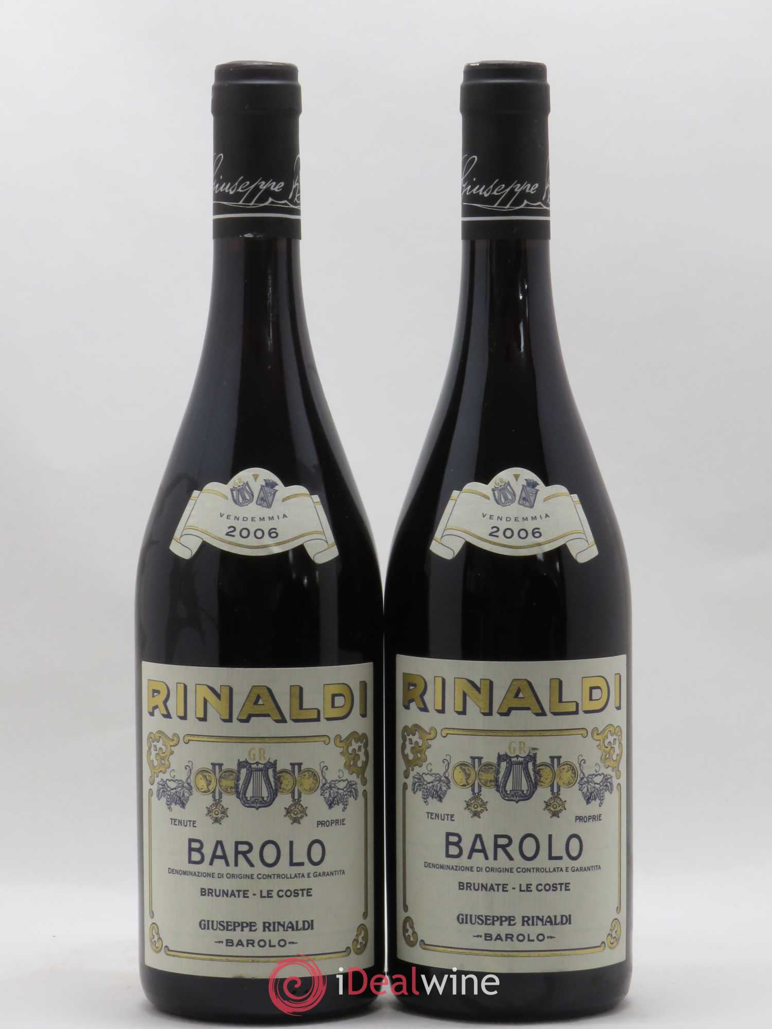 Barolo DOCG Brunate Le Coste Giuseppe Rinaldi 2006 - Posten von 2 Flaschen - 0