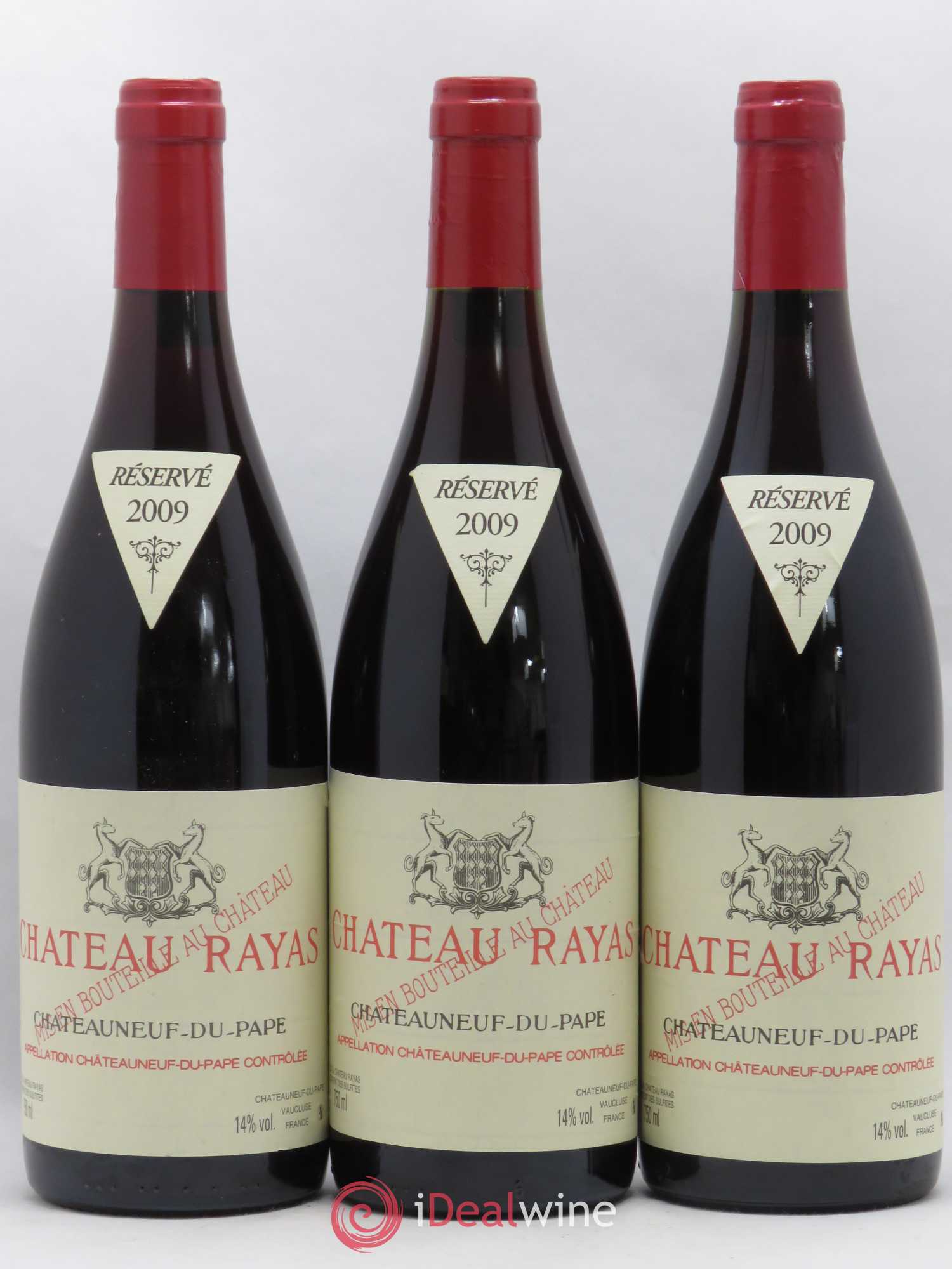 Châteauneuf-du-Pape Château Rayas Emmanuel Reynaud 2009 - Lot de 3 bouteilles - 0