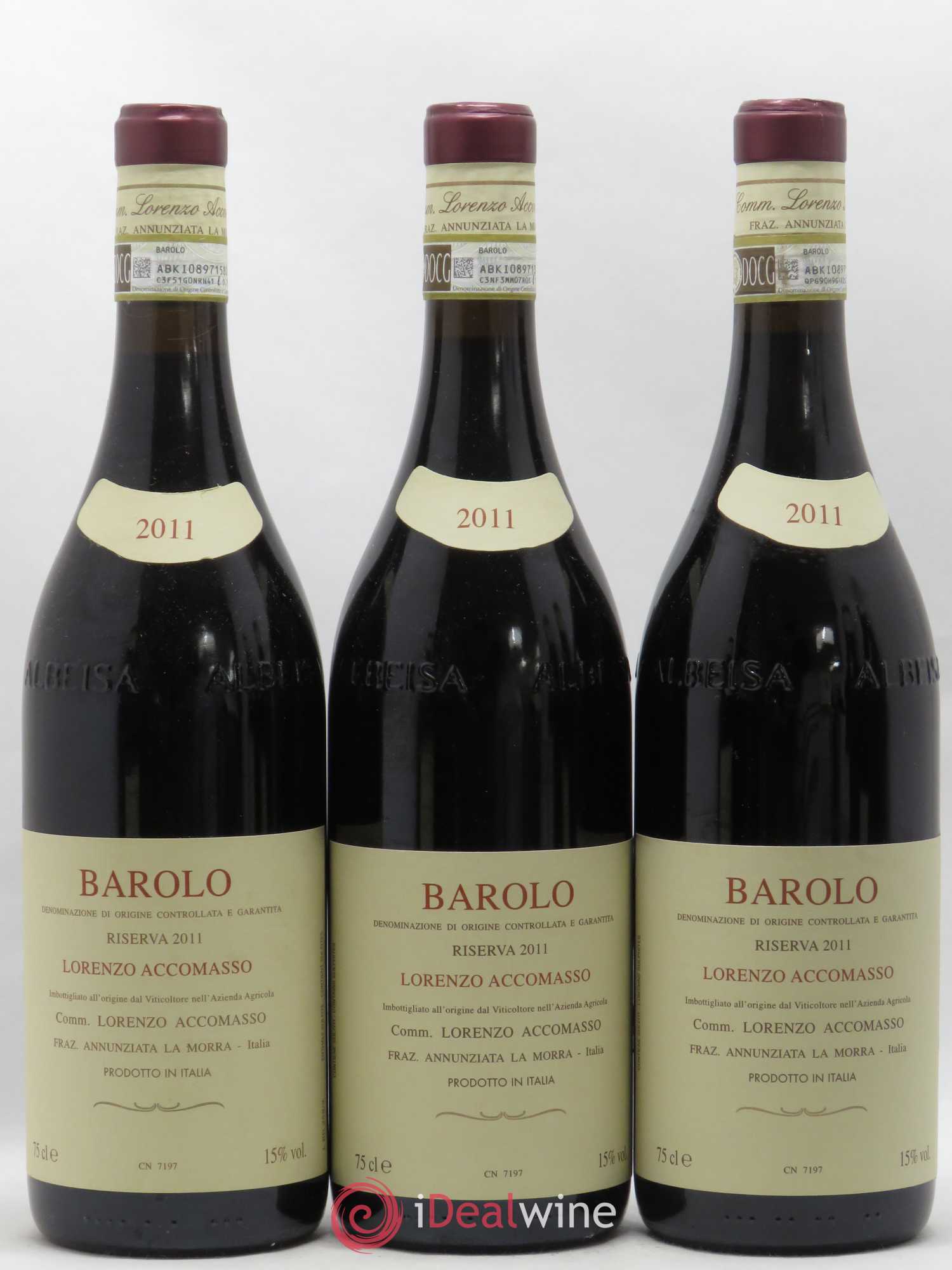 Barolo DOCG Riserva Lorenzo Accomasso 2011 - Posten von 6 Flaschen - 1