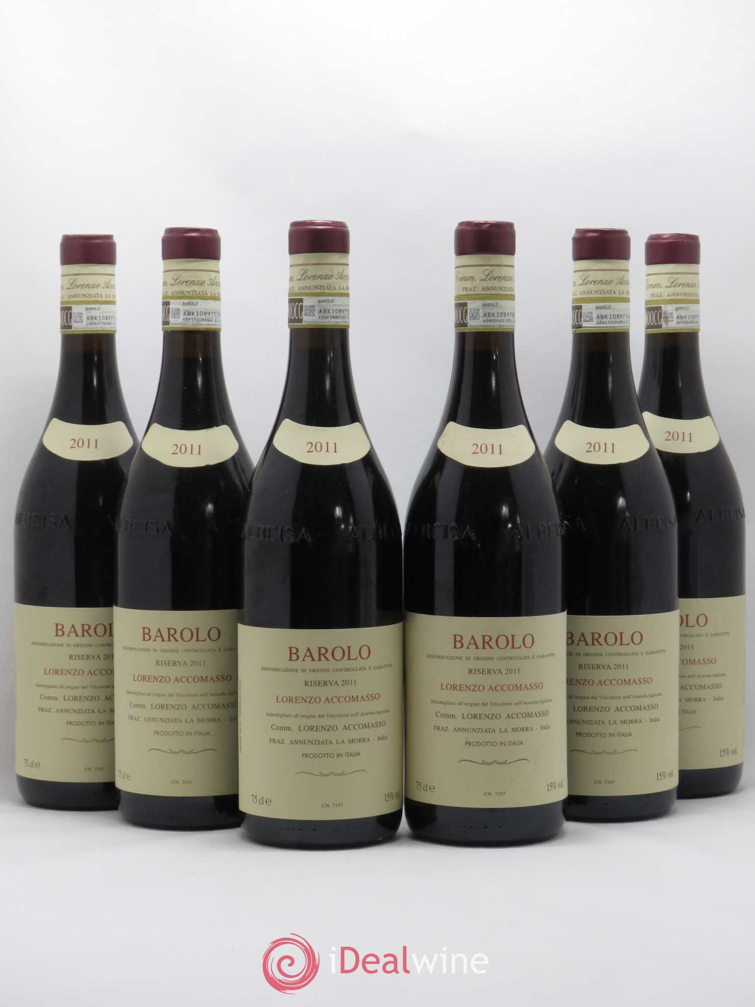 Barolo DOCG Riserva Lorenzo Accomasso 2011 - Posten von 6 Flaschen - 0