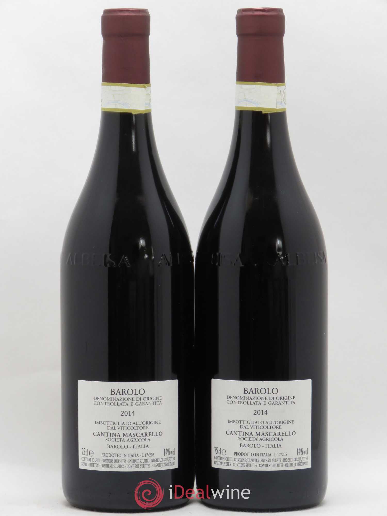 Barolo DOCG Bartolo Mascarello 2014 - Lot de 2 bouteilles - 1
