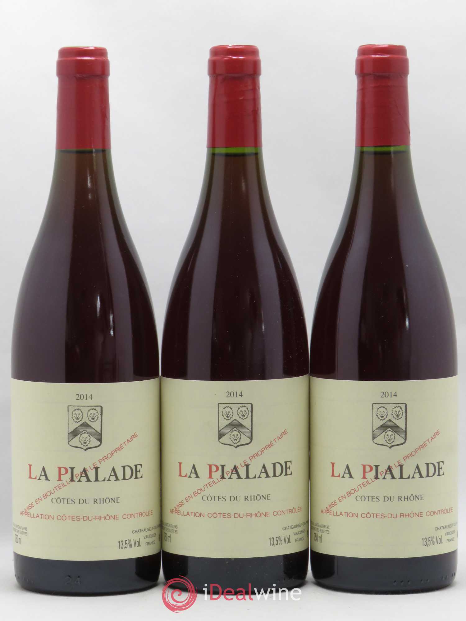 Côtes-du-Rhône La Pialade Emmanuel Reynaud 2014 - Lot de 3 bouteilles - 0