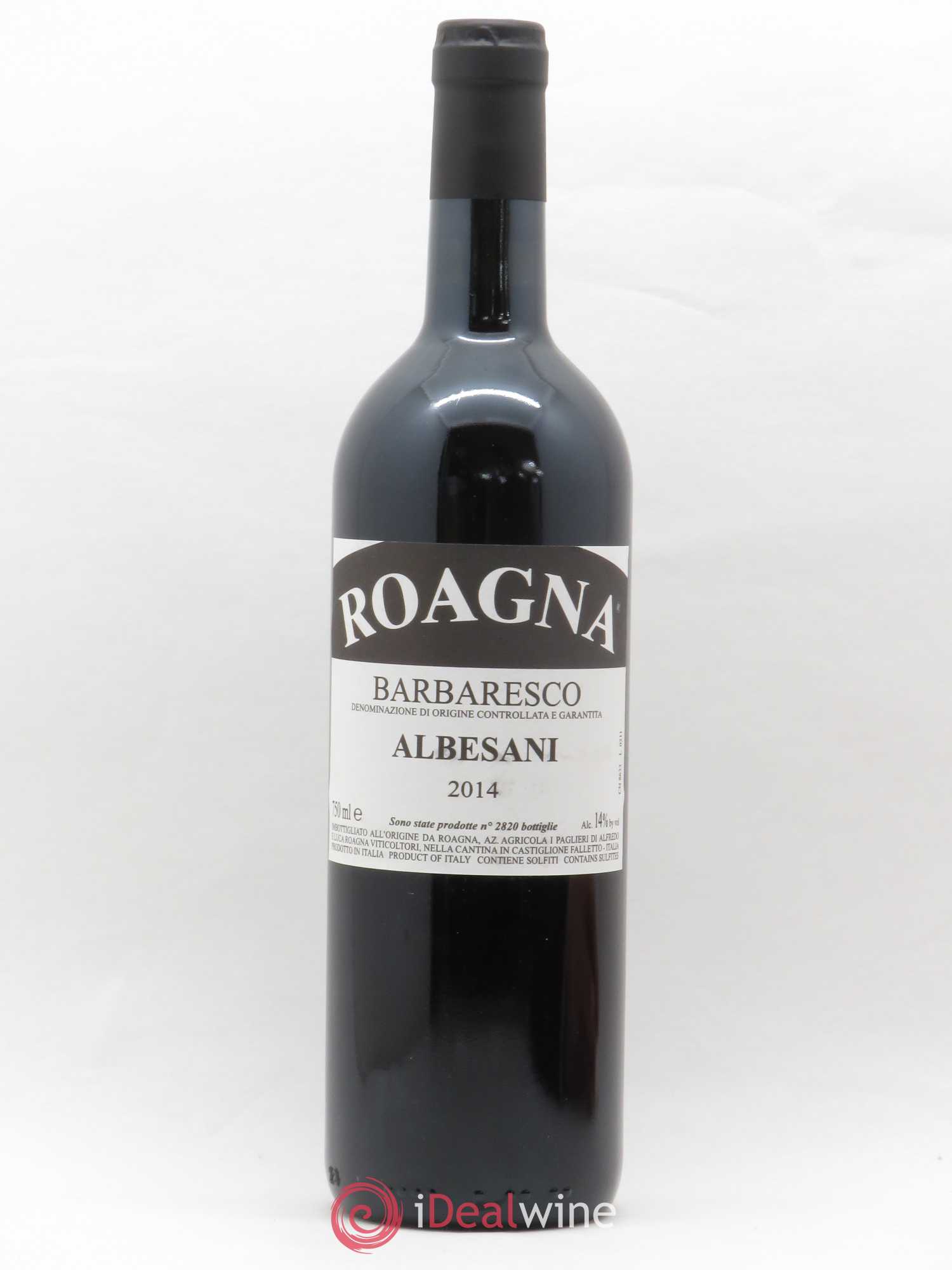 Barbaresco DOCG Albesani Roagna 2014 - Lot de 1 bouteille - 0