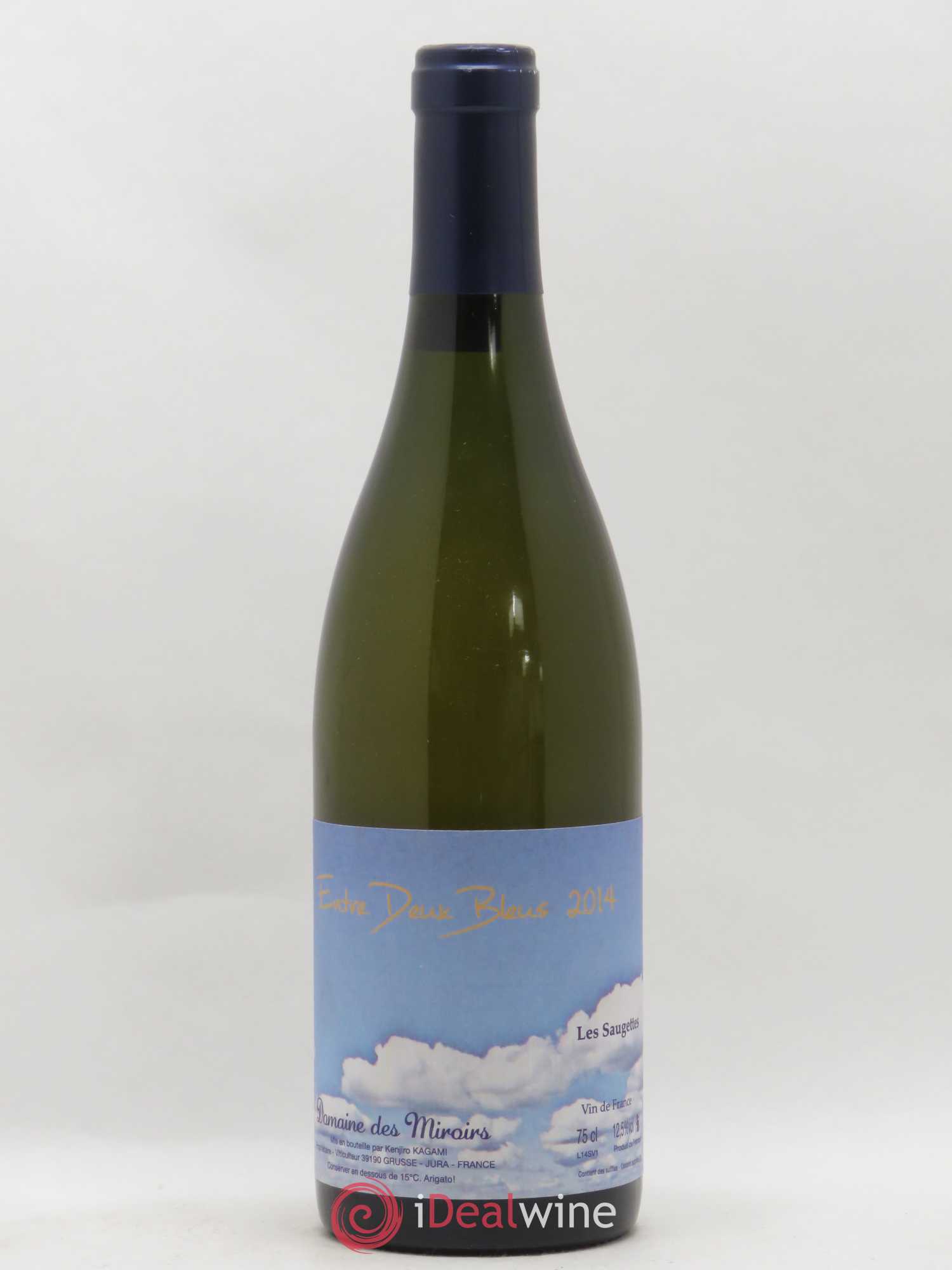 Vin de France Entre Deux Bleus Les saugettes Kenjiro Kagami - Domaine des Miroirs 2014 - Lot de 1 bouteille - 0