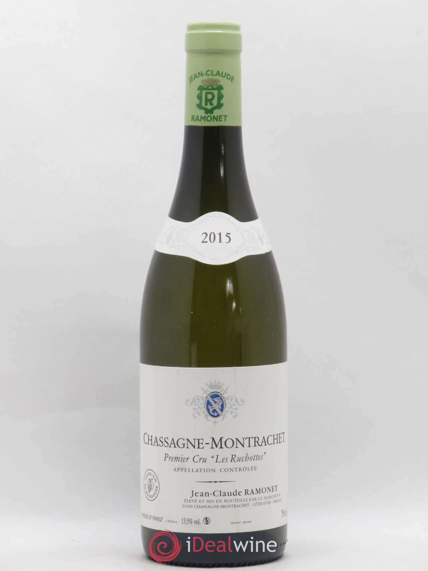 Chassagne-Montrachet 1er Cru Les Ruchottes Ramonet (Domaine) 2015 - Lot de 1 bouteille - 0