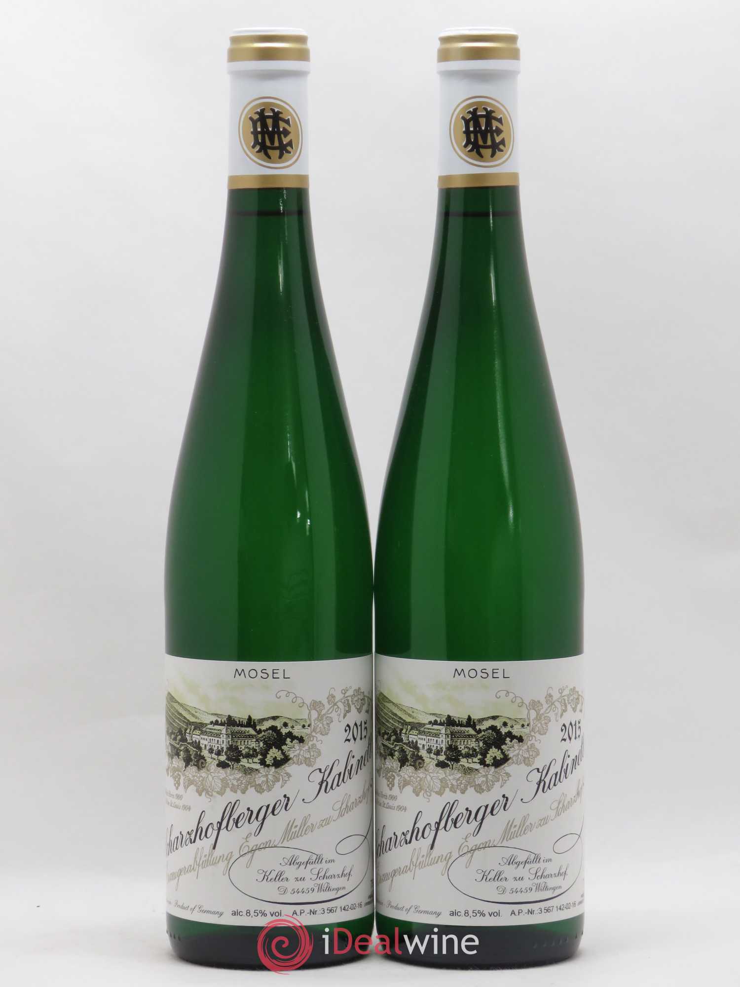 Riesling Scharzhofberger Kabinett Egon Muller 2015 - Lot de 2 bouteilles - 0