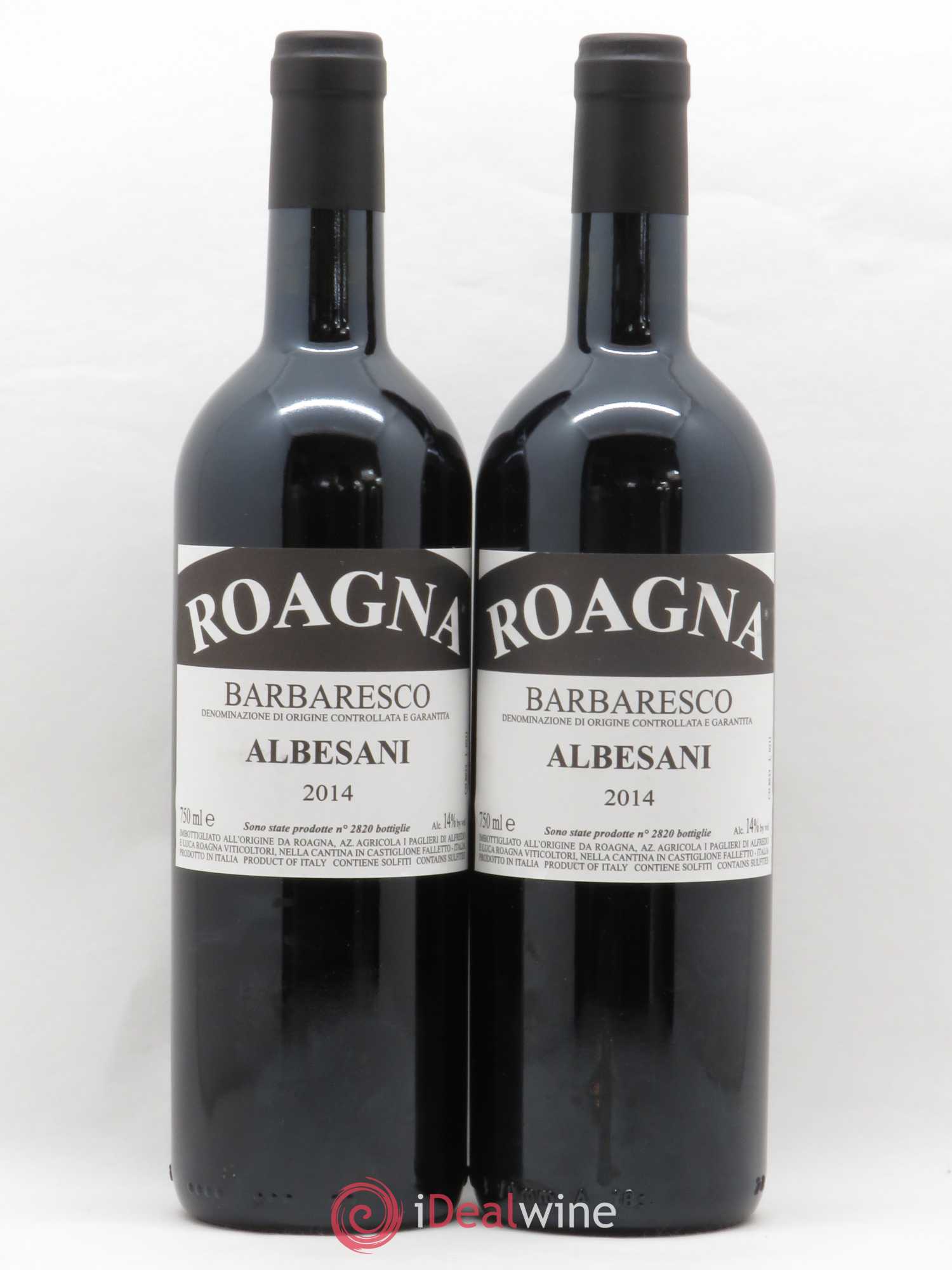Barbaresco DOCG Albesani Roagna 2014 - Lot de 2 bouteilles - 0