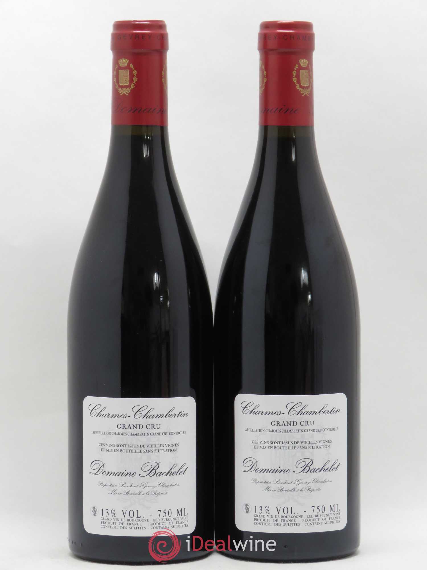 Charmes-Chambertin Grand Cru Vieilles Vignes Denis Bachelet (Domaine) 2016 - Lot de 2 bouteilles - 1