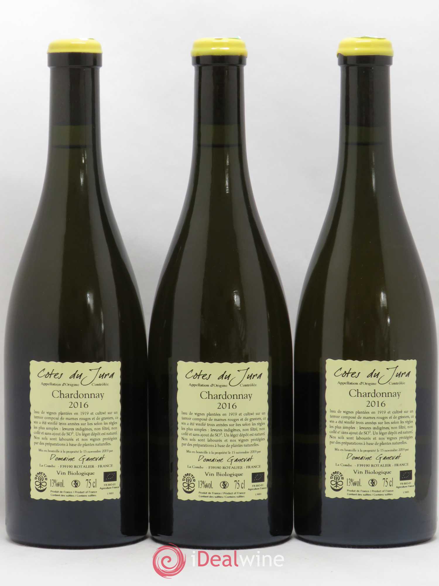 Côtes du Jura Les Grands Teppes Vieilles Vignes Jean-François Ganevat (Domaine) 2016 - Lot de 3 bouteilles - 1