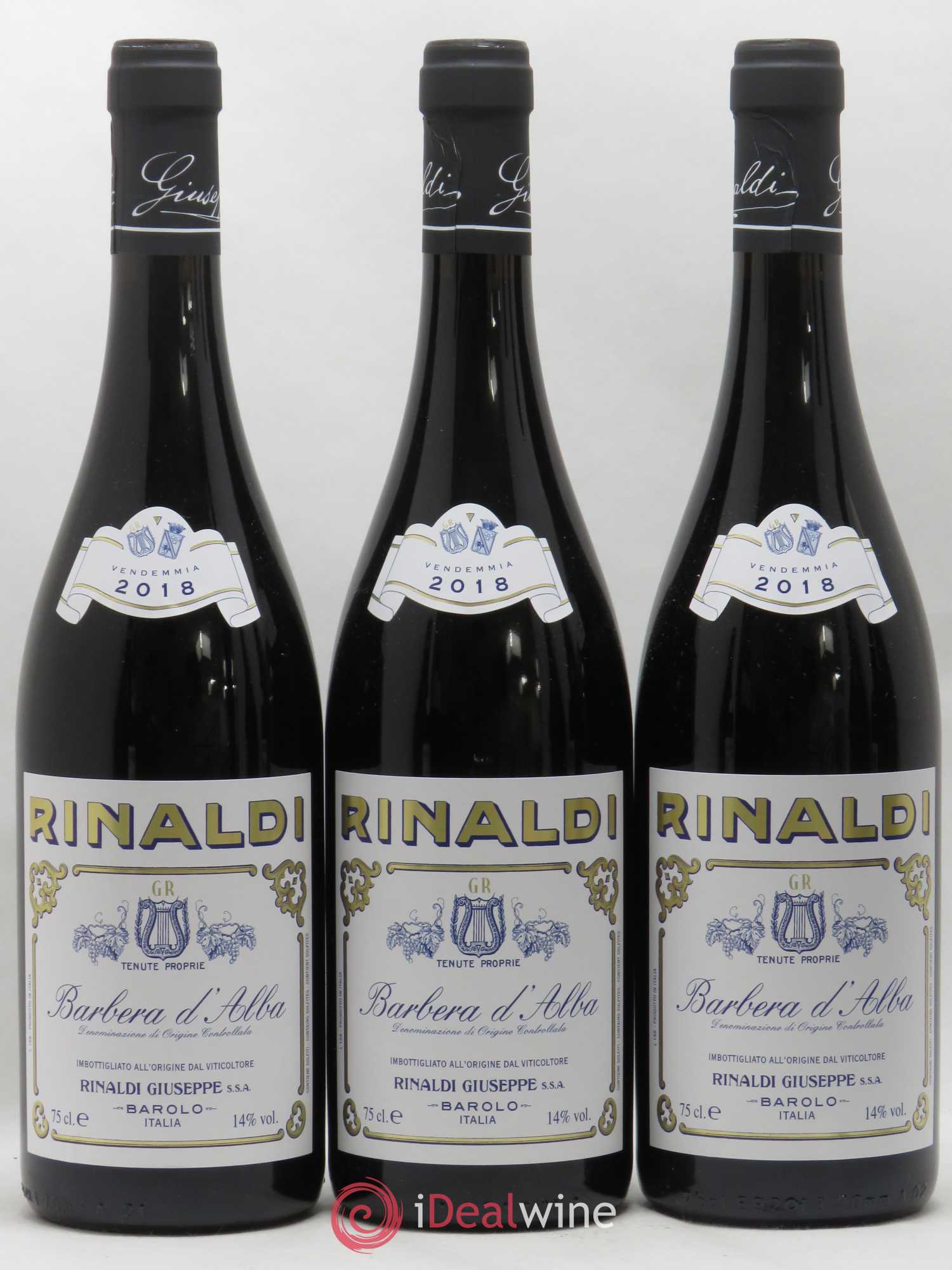 Barbera d'Alba Giuseppe Rinaldi 2018 - Lot of 6 bottles - 1