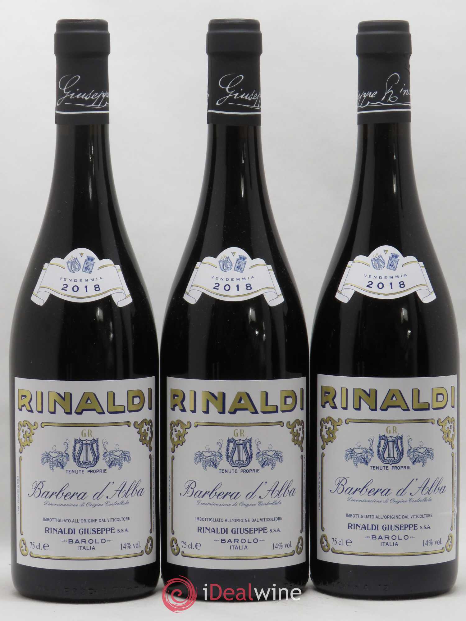 Barbera d'Alba Giuseppe Rinaldi 2018 - Lot of 6 bottles - 2