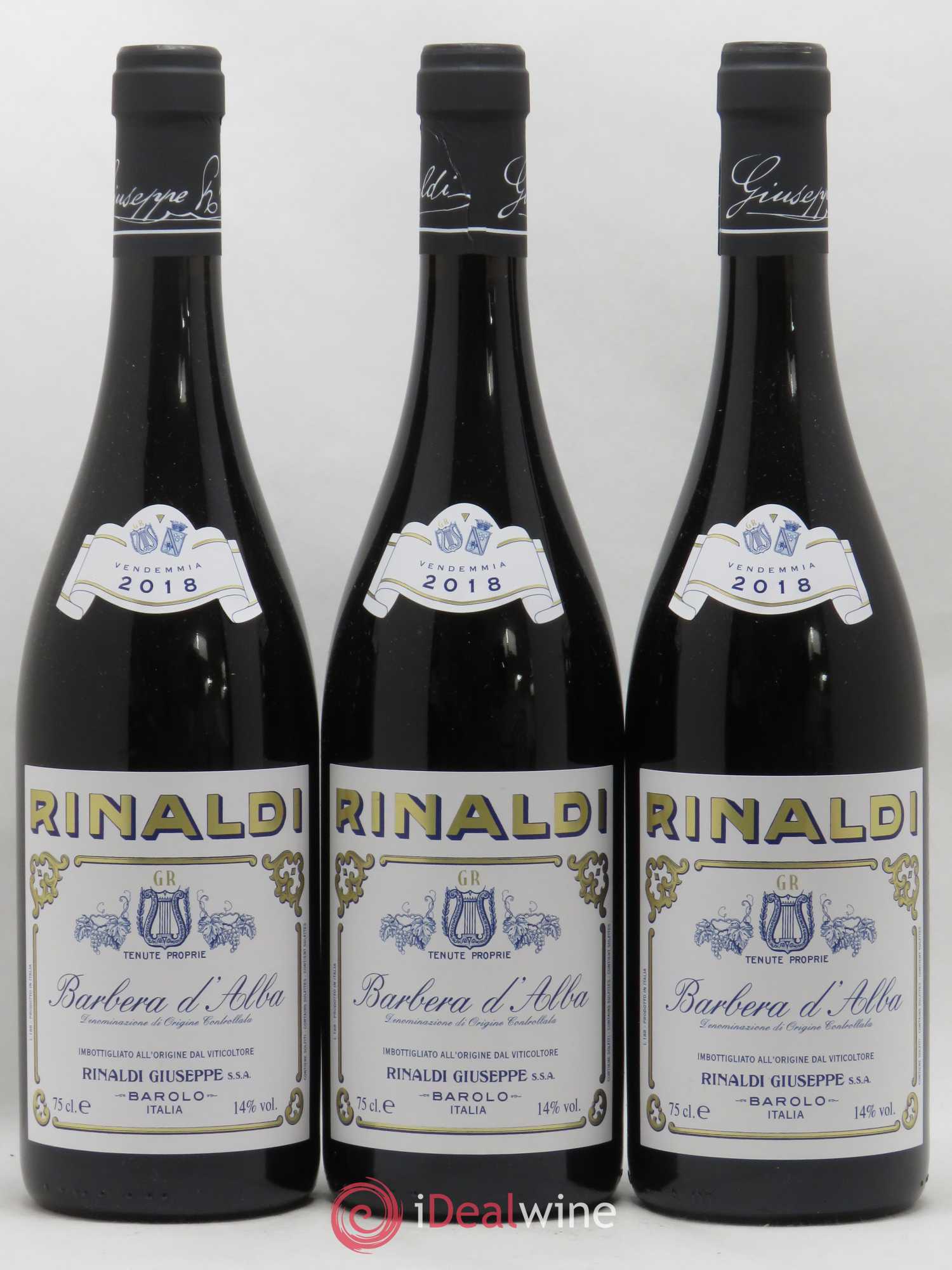 Barbera d'Alba Giuseppe Rinaldi 2018 - Posten von 3 Flaschen - 0