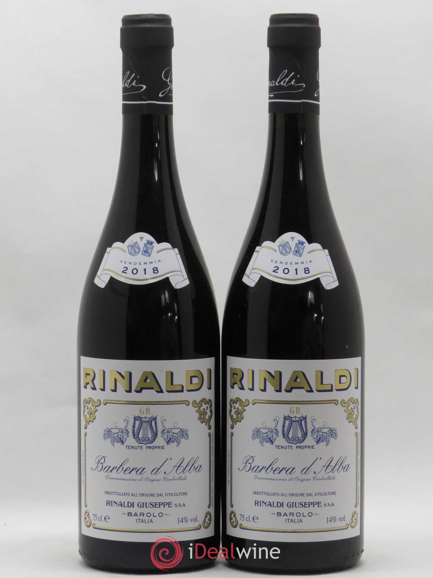 Barbera d'Alba Giuseppe Rinaldi 2018 - Posten von 2 Flaschen - 0