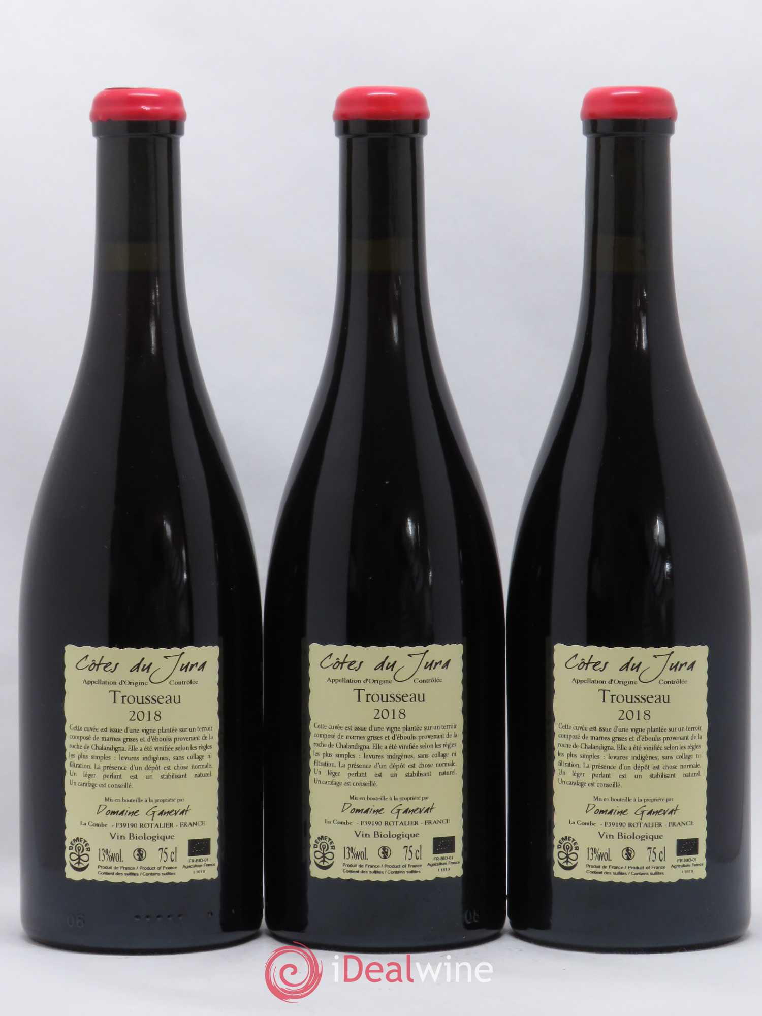 Côtes du Jura Plein Sud Jean-François Ganevat (Domaine) 2018 - Lot de 3 bouteilles - 1
