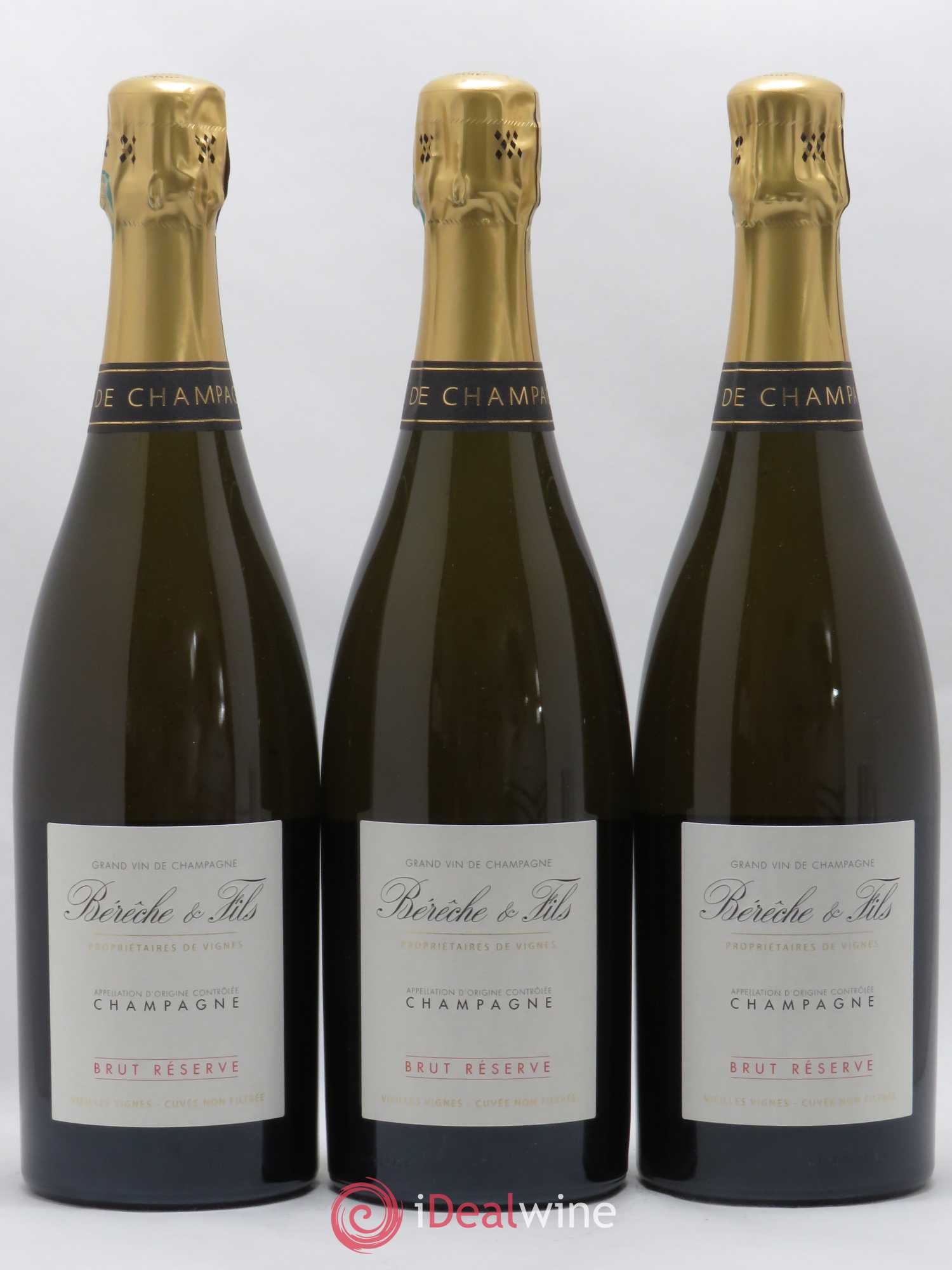 Brut Réserve Bérêche et Fils - Lot de 3 bouteilles - 0