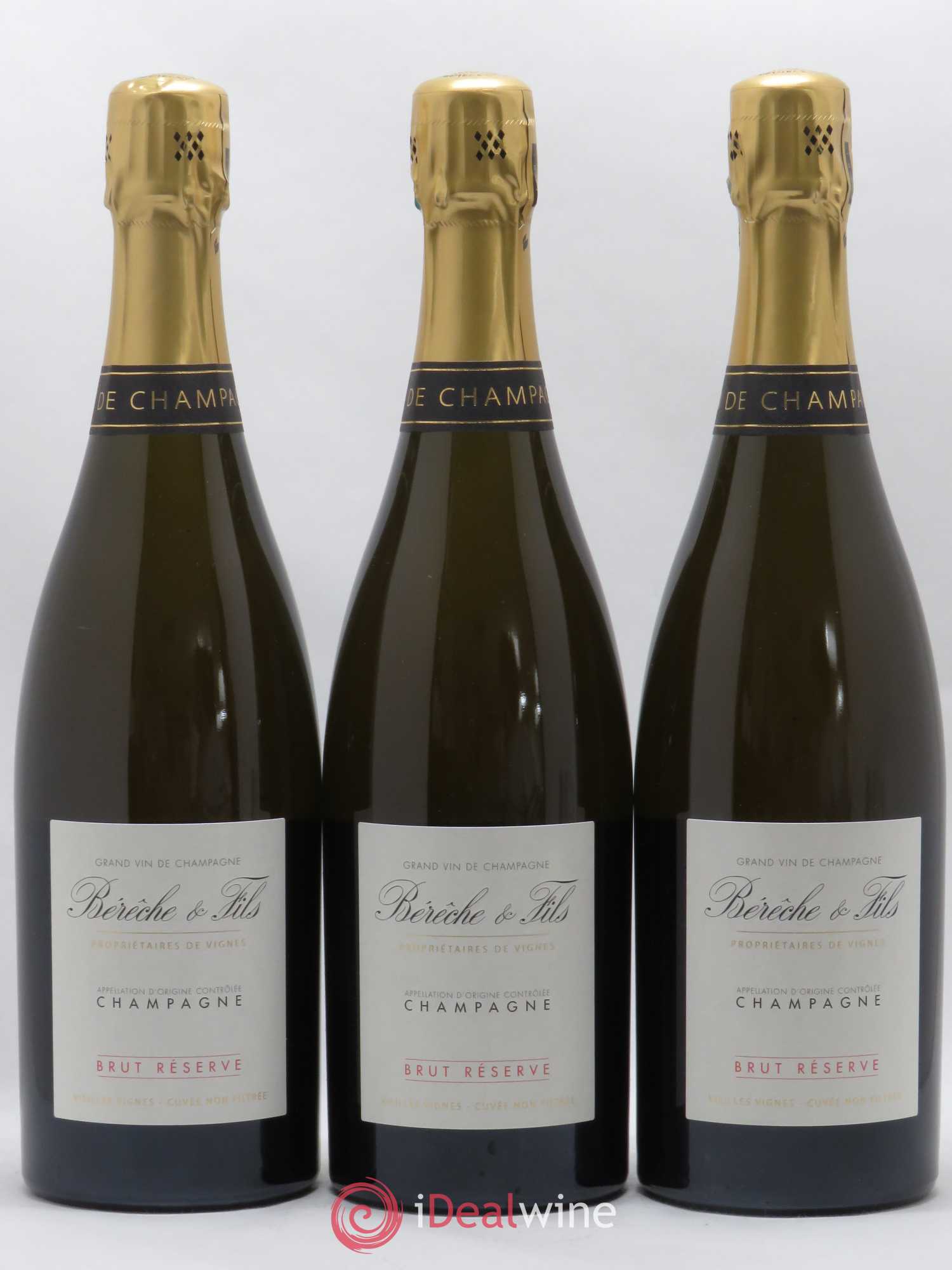 Brut Réserve Bérêche et Fils - Lot de 3 bouteilles - 0