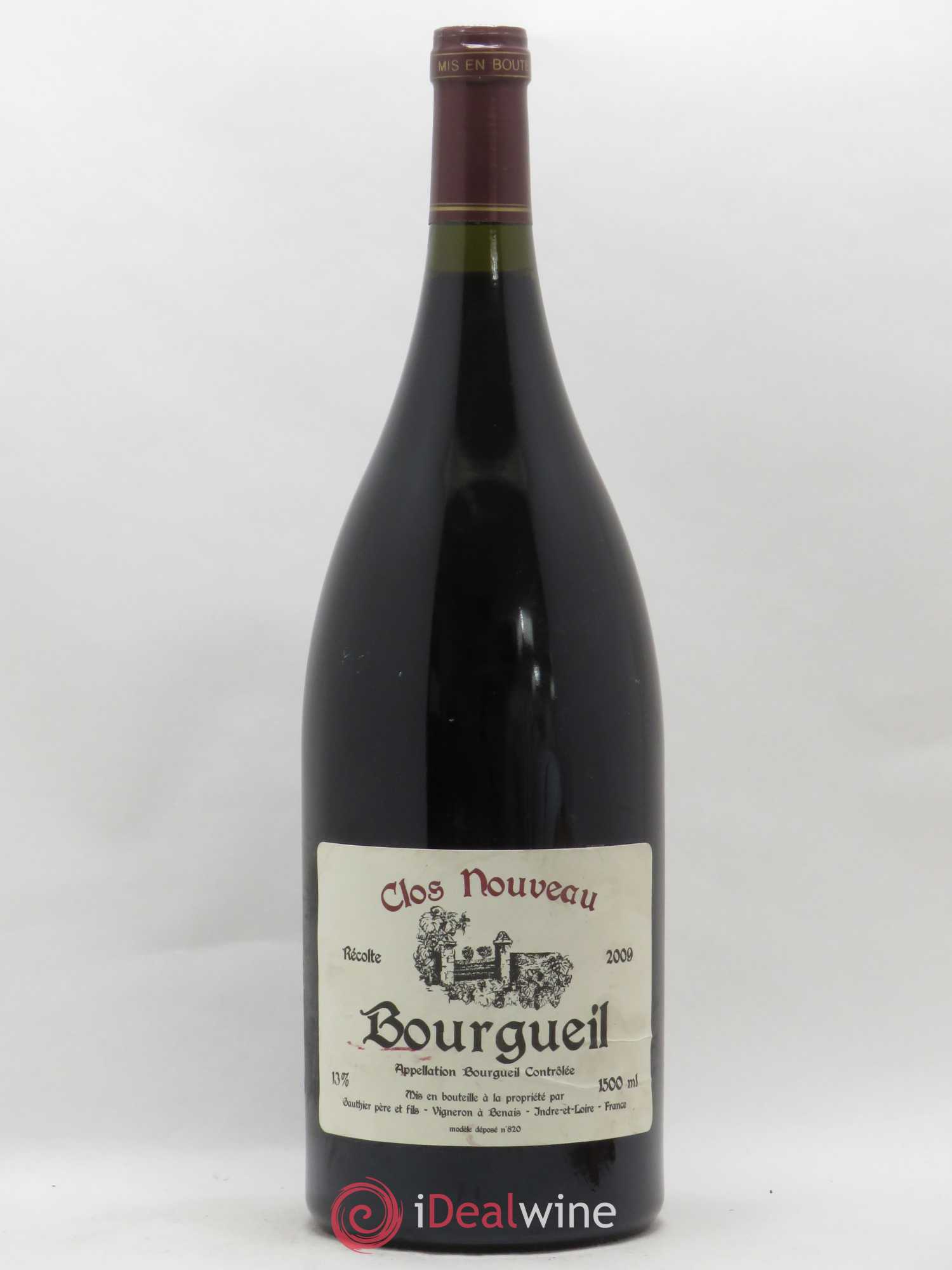 Bourgueil Clos Nouveau Domaine du Bel Air 2009 - Lot de 1 magnum - 0