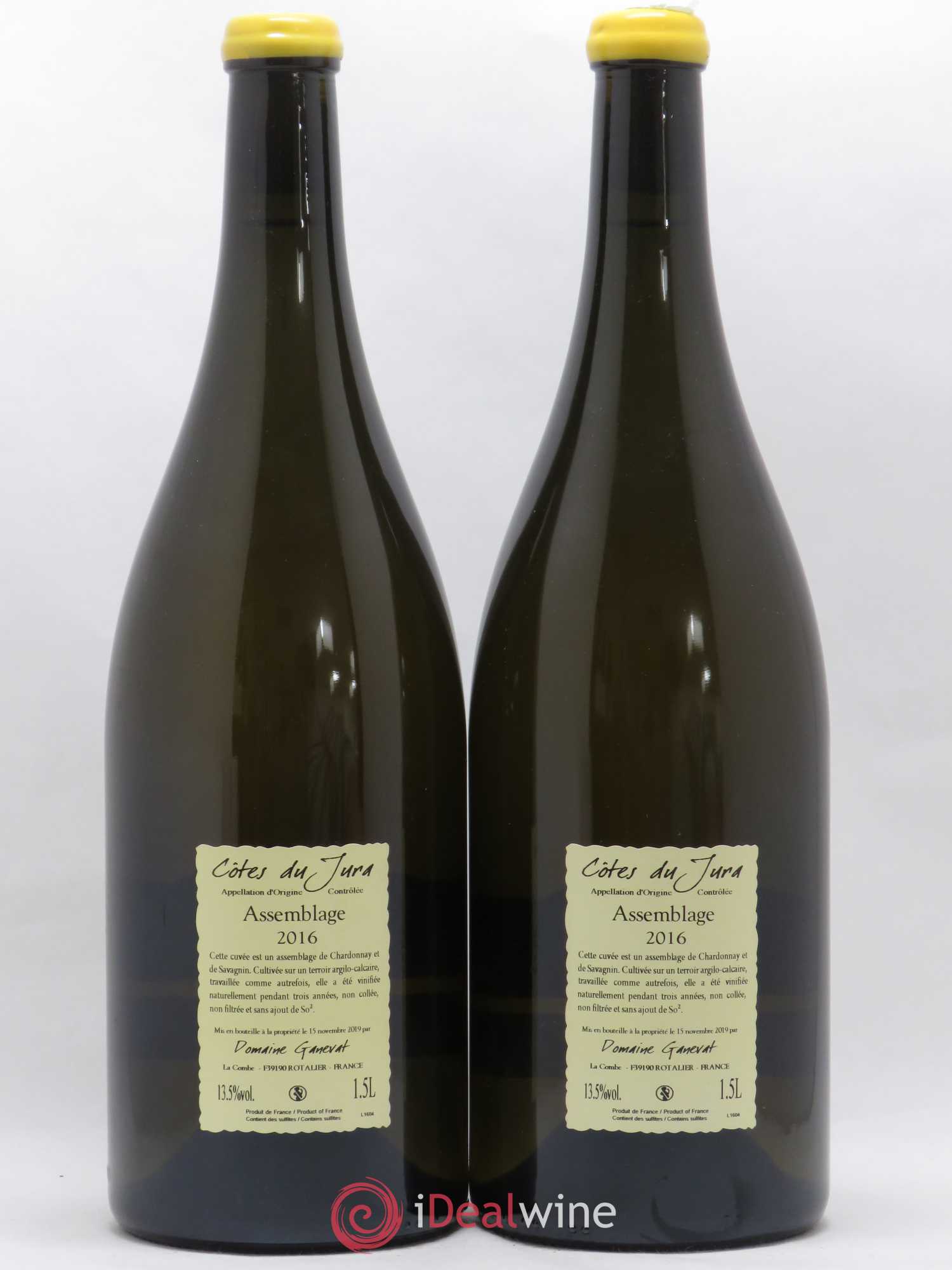 Côtes du Jura Cuvée Orégane Jean-François Ganevat (Domaine) 2016 - Lot de 2 magnums - 1
