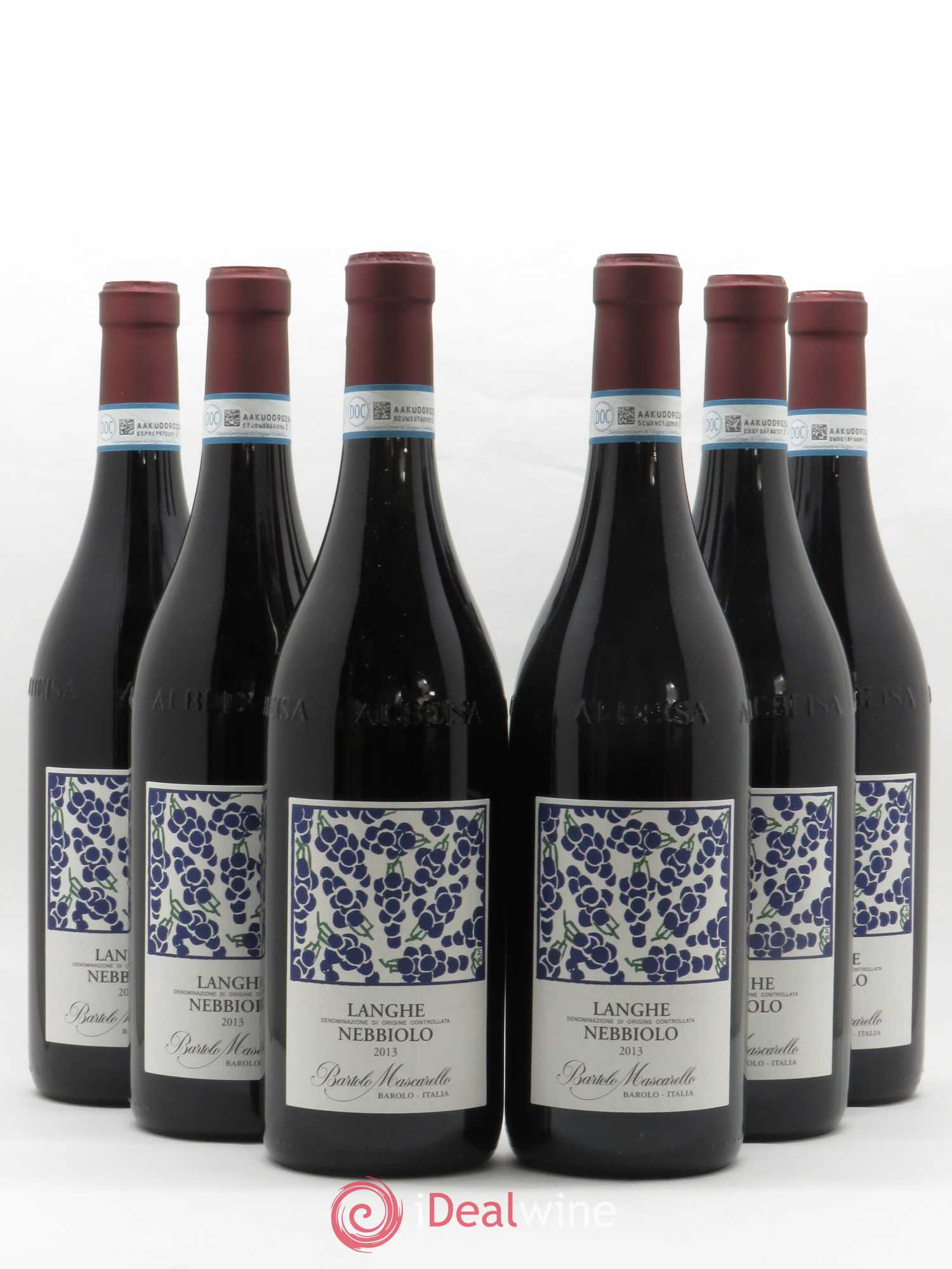 Langhe DOC Nebbiolo Bartolo Mascarello 2013 - Lot de 6 bouteilles - 0