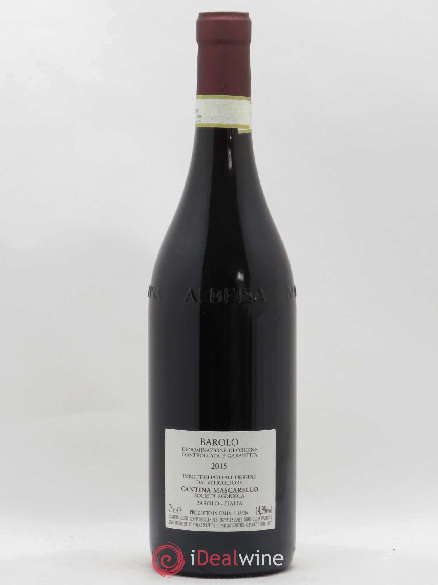 Barolo DOCG Bartolo Mascarello Etichetta Disegnata (Artist Label)  2015 - Lot de 1 bouteille - 1