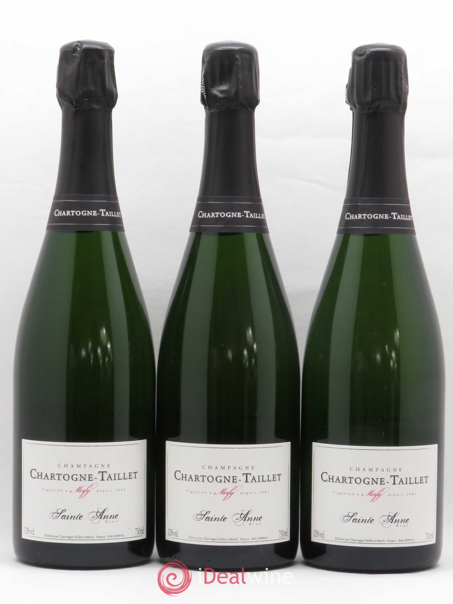 Sainte-Anne Brut Chartogne-Taillet - Lot de 3 bouteilles - 0