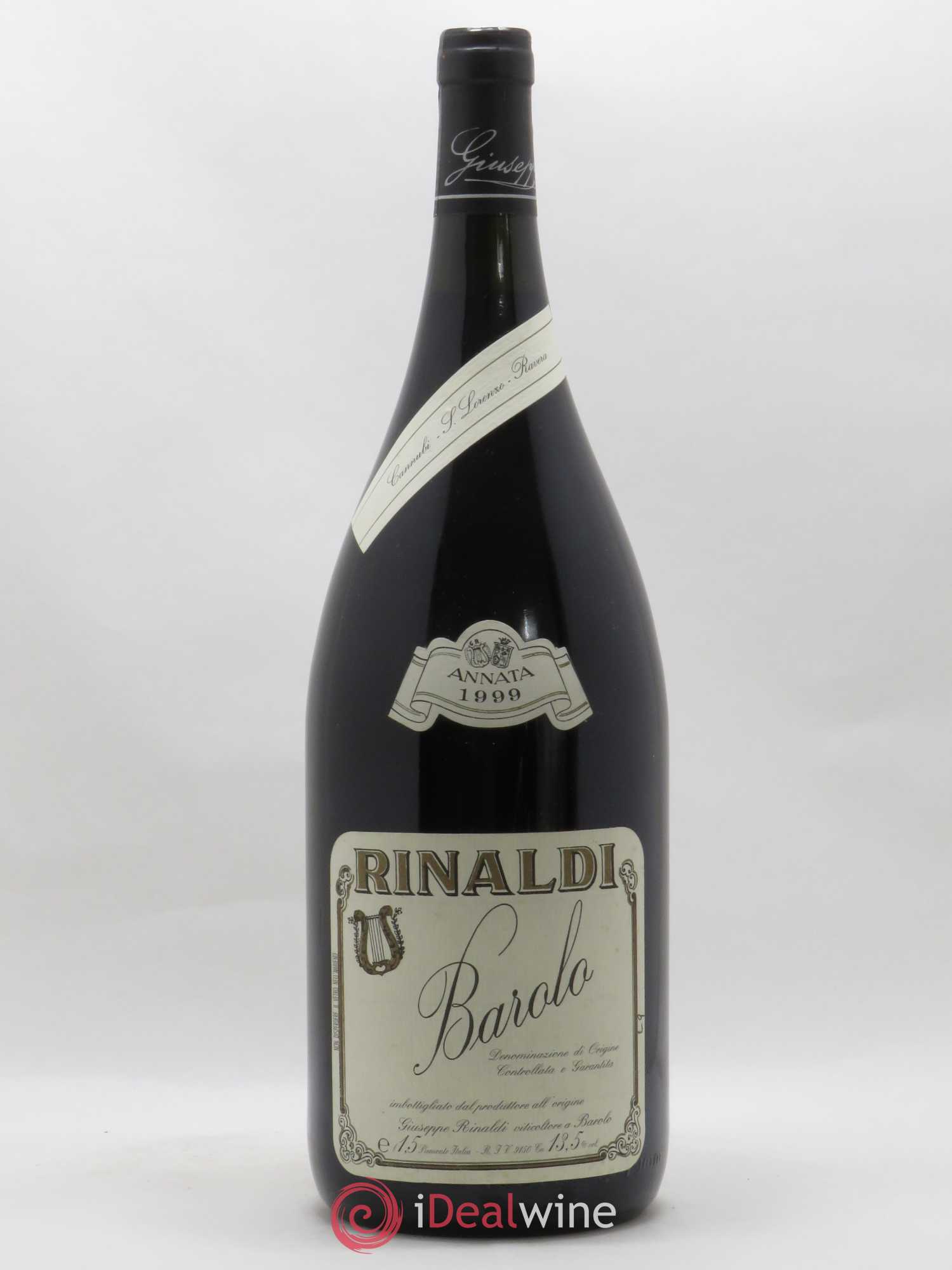 Barolo DOCG Cannubi San Lorenzo Ravera Giuseppe Rinaldi 1999 - Posten von 1 Magnum - 0