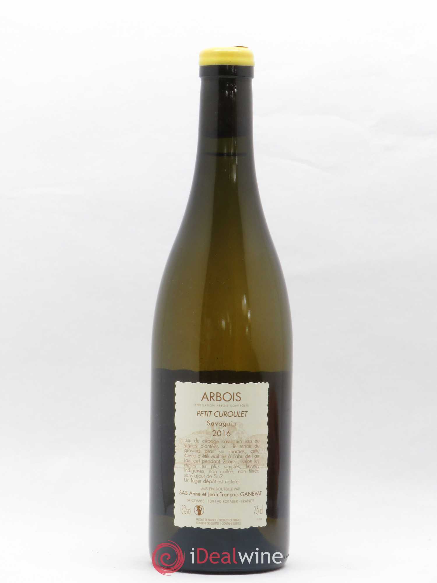 Arbois Petit Curoulet Anne et Jean François Ganevat 2016 - Lot de 1 bouteille - 1